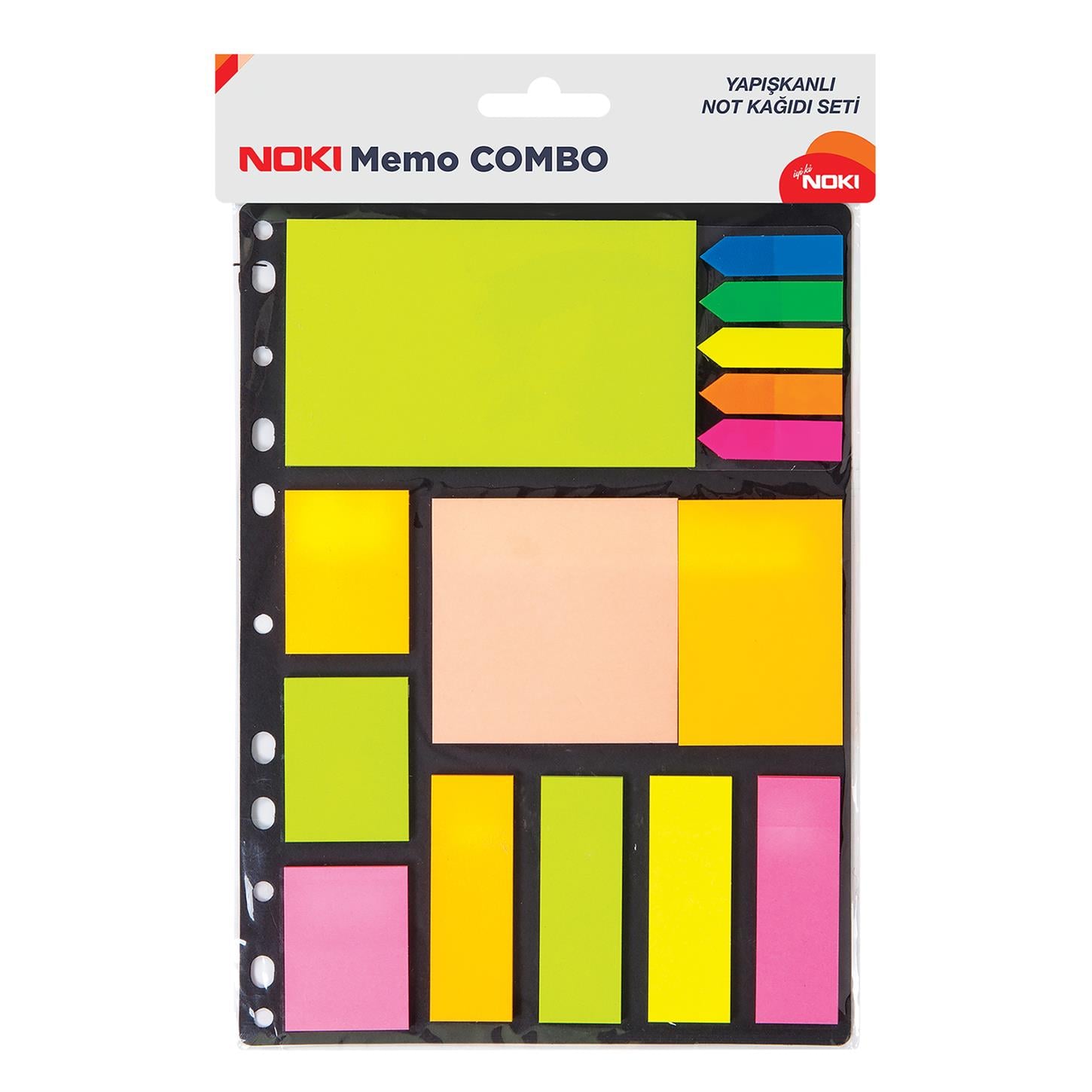 Noki Memo Yapışkanlı Not Kağıdı, Combo