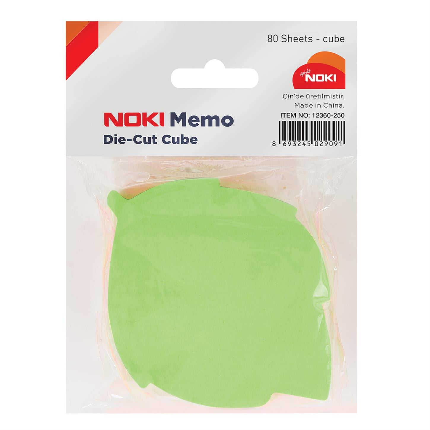 Noki Memo Yapışkanlı Notluk, 80 Sayfa, Yaprak