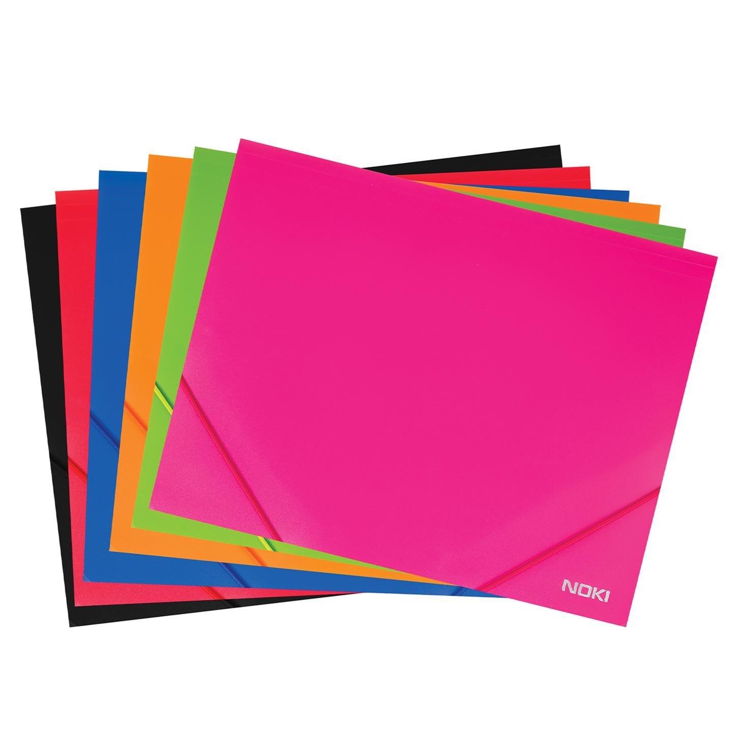 Noki Neon Seri Lastikli Dosya, Pembe