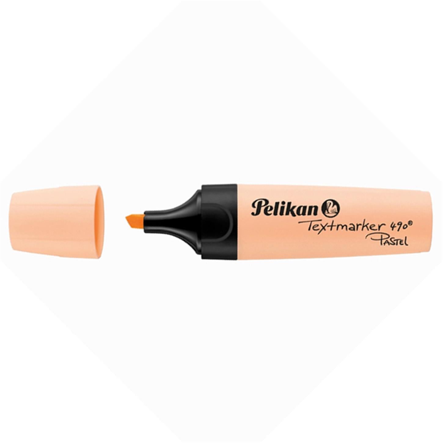 Pelikan 490 Fosforlu Kalem Pastel Şeftali
