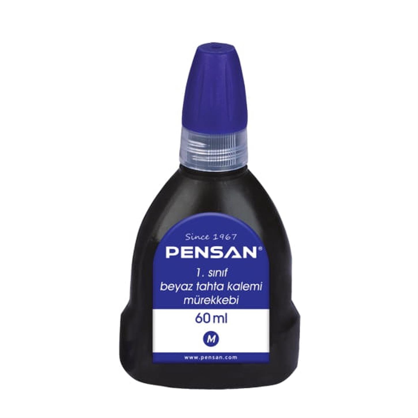 Pensan 4007 Tahta Kalemi Mürekkebi, 60 ml, Mavi