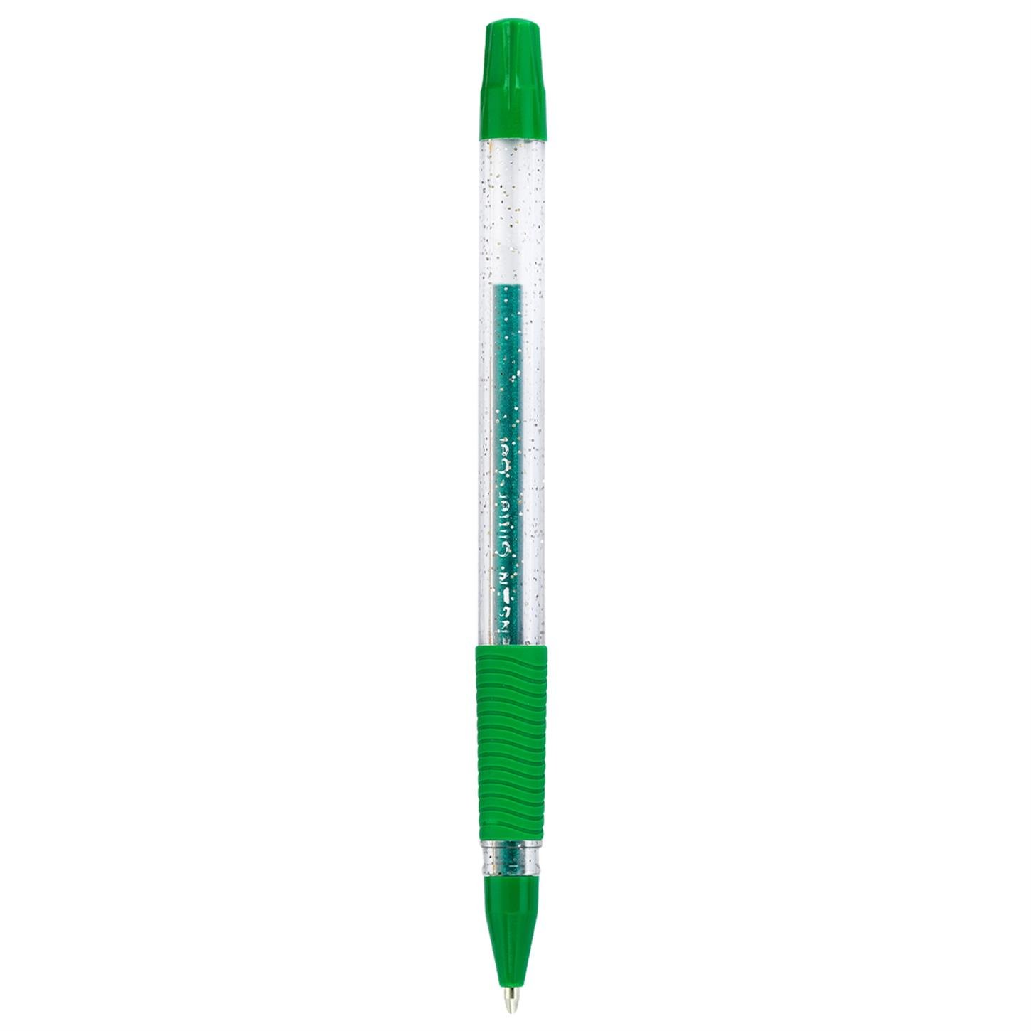 Pensan Glıtter Simli Jel Tükenmez Kalem 1mm Yeşil