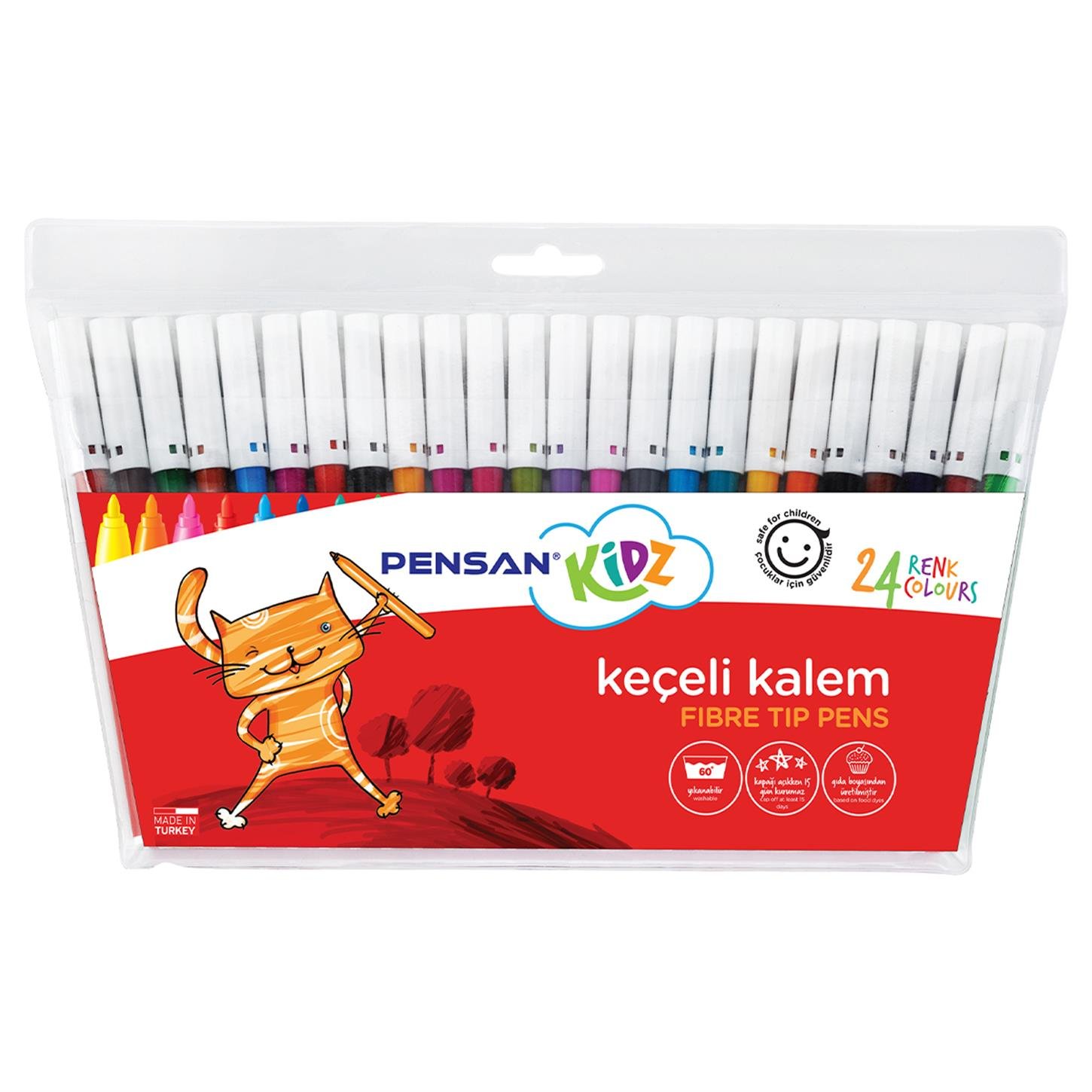 Pensan Kidz Keçeli Boya Kalemi, 24'lü