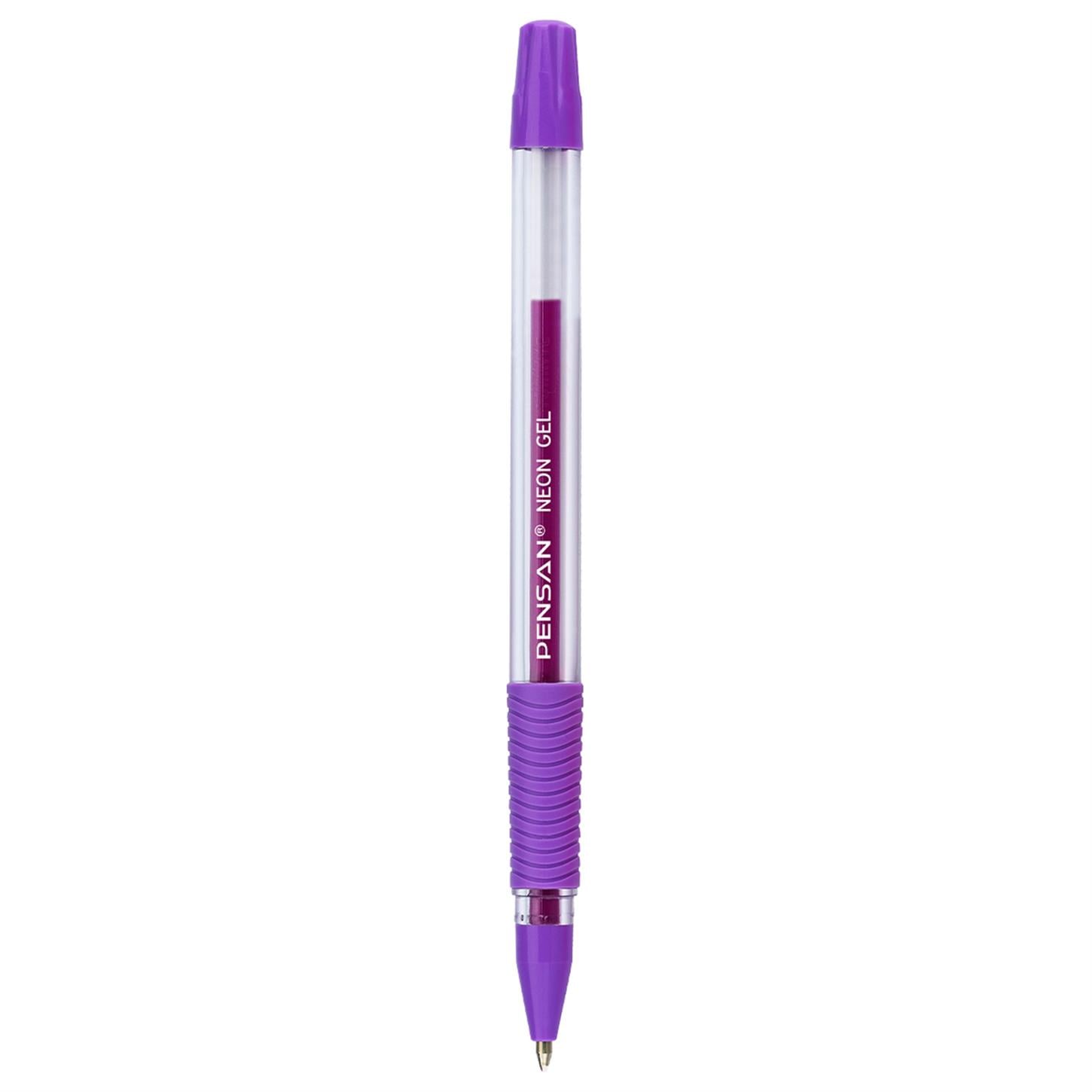 Pensan Neon Jel Tükenmez Kalem 1mm Mor