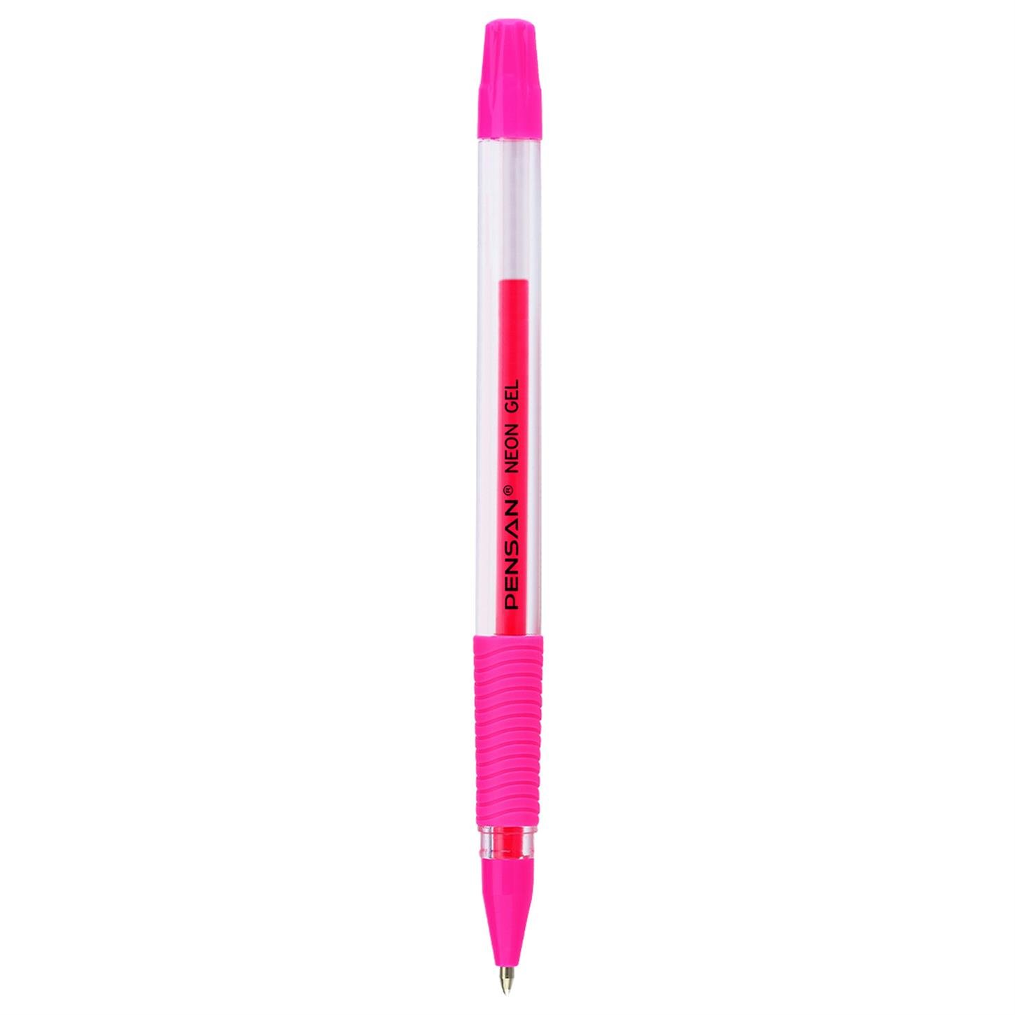 Pensan Neon Jel Tükenmez Kalem 1mm Pembe