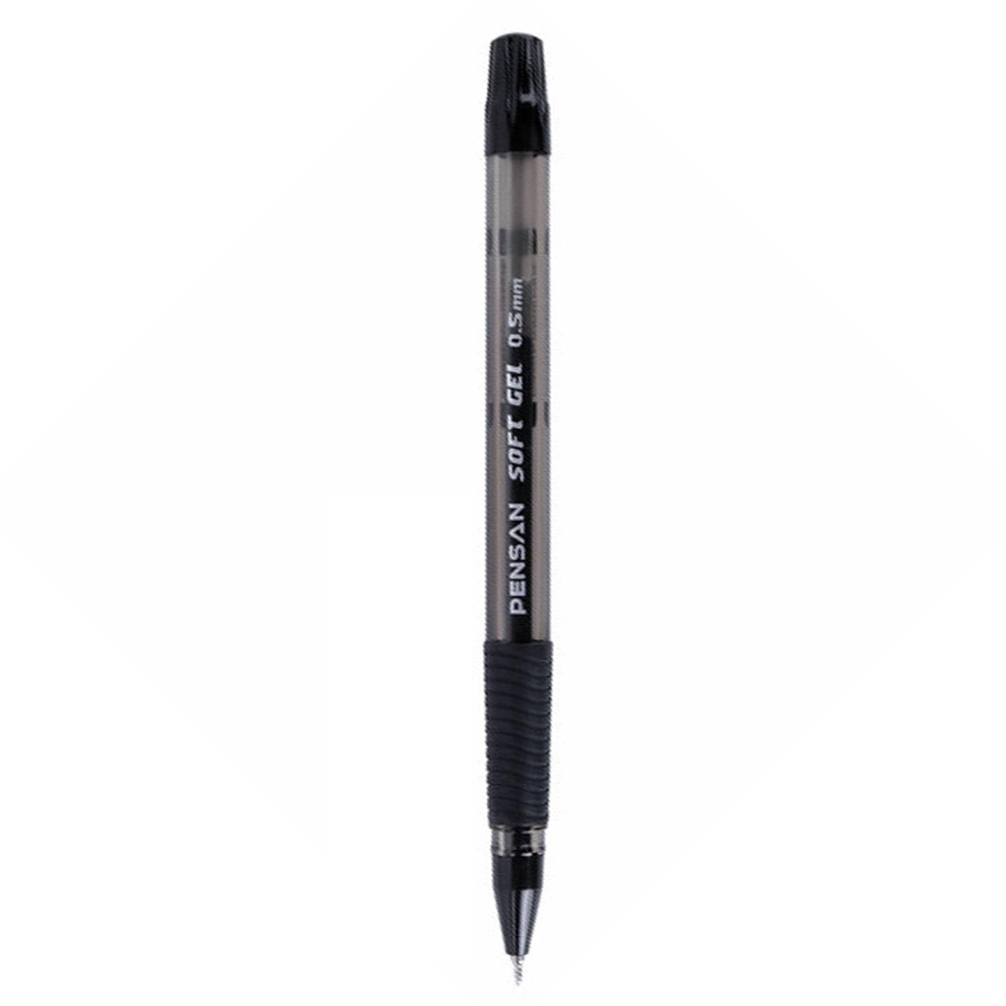 Pensan Soft Gel Fıne Tük.Kl. 0.5 mm, Siyah