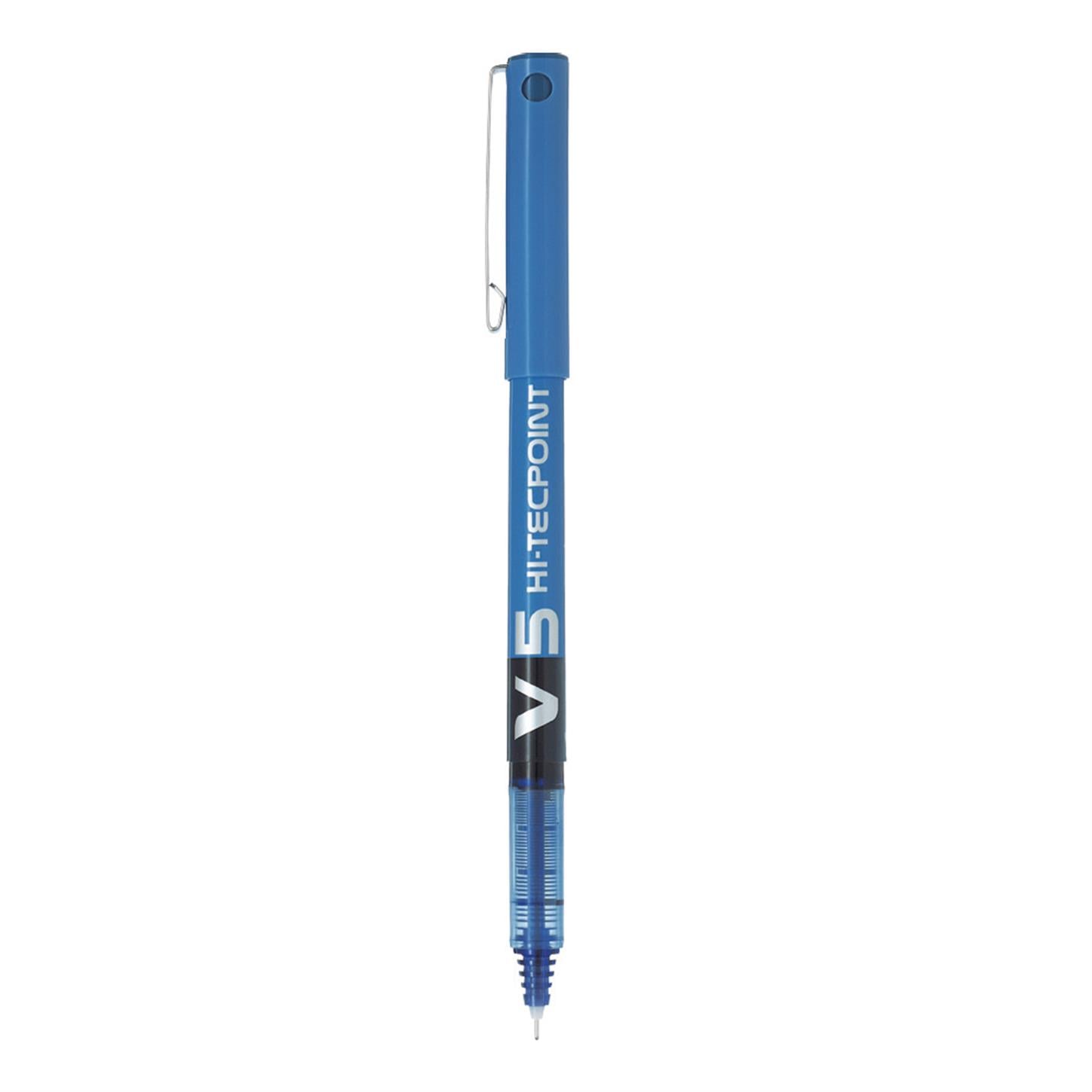 Pilot V5 Roller Kalem İğne Uç Mavi