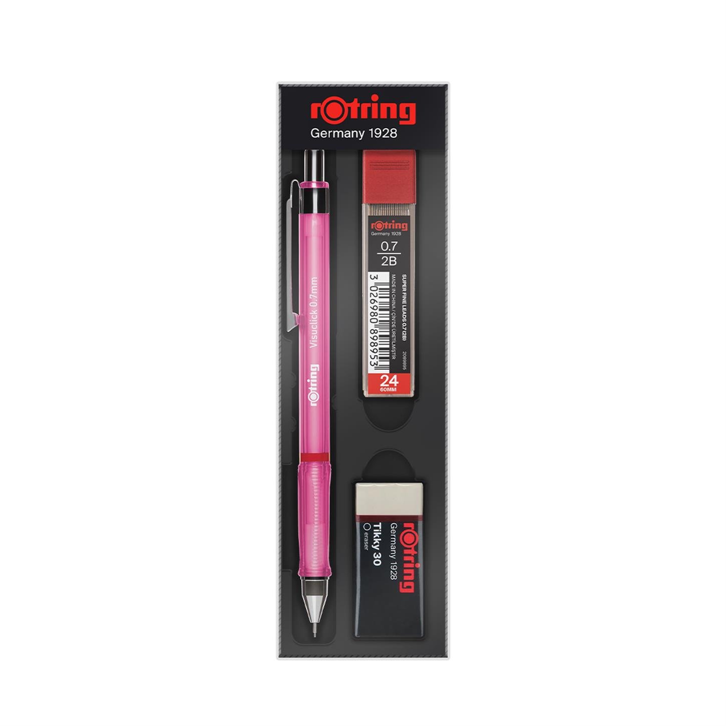 Rotring Visuclick Versatil Kalem 0.7 Uç Okul Seti Pembe