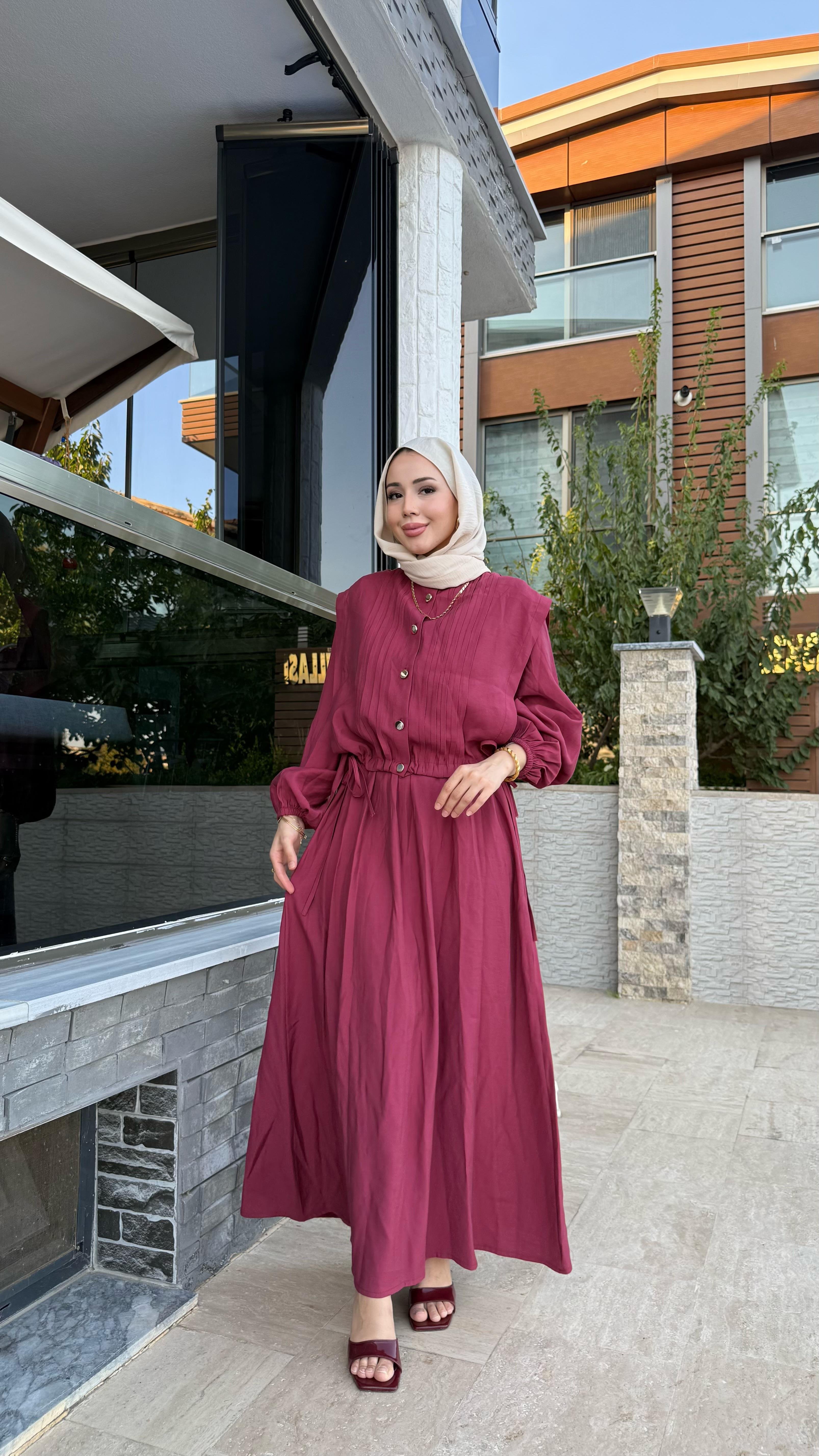 YELEKLİ ELBİSE