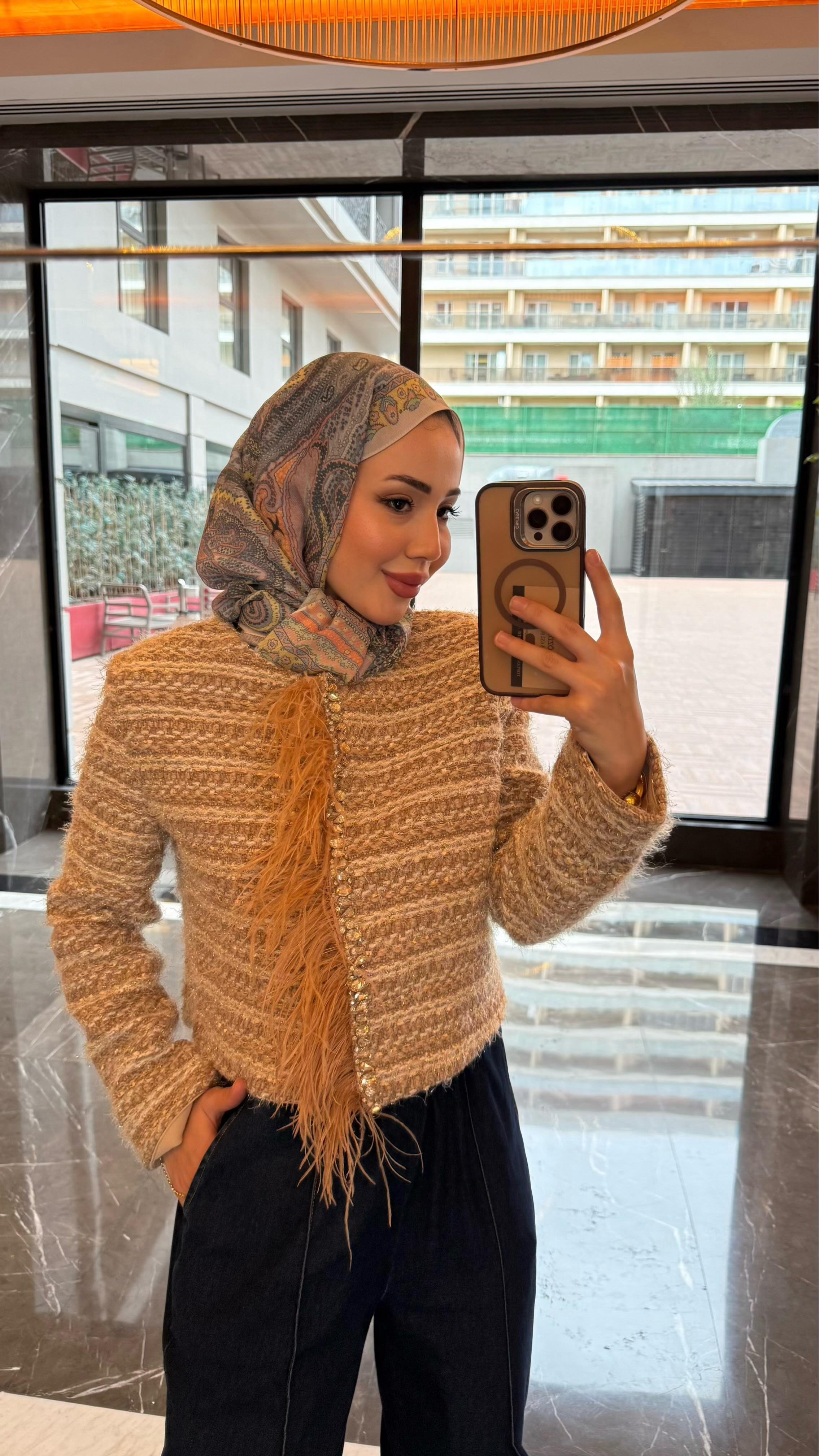 KAŞE TÜY CEKET
