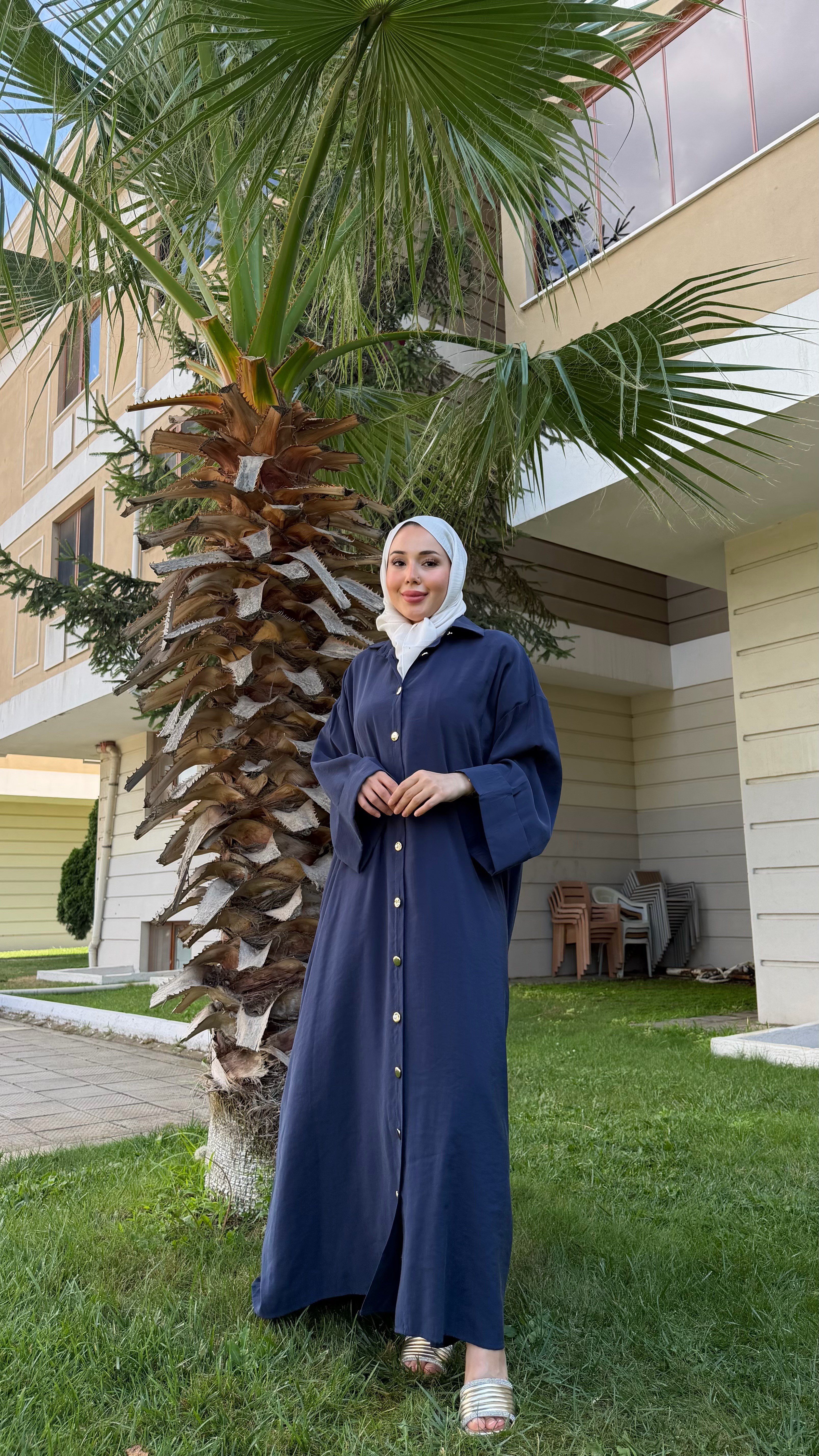 İPEK KUPRA ELBİSE LACİ