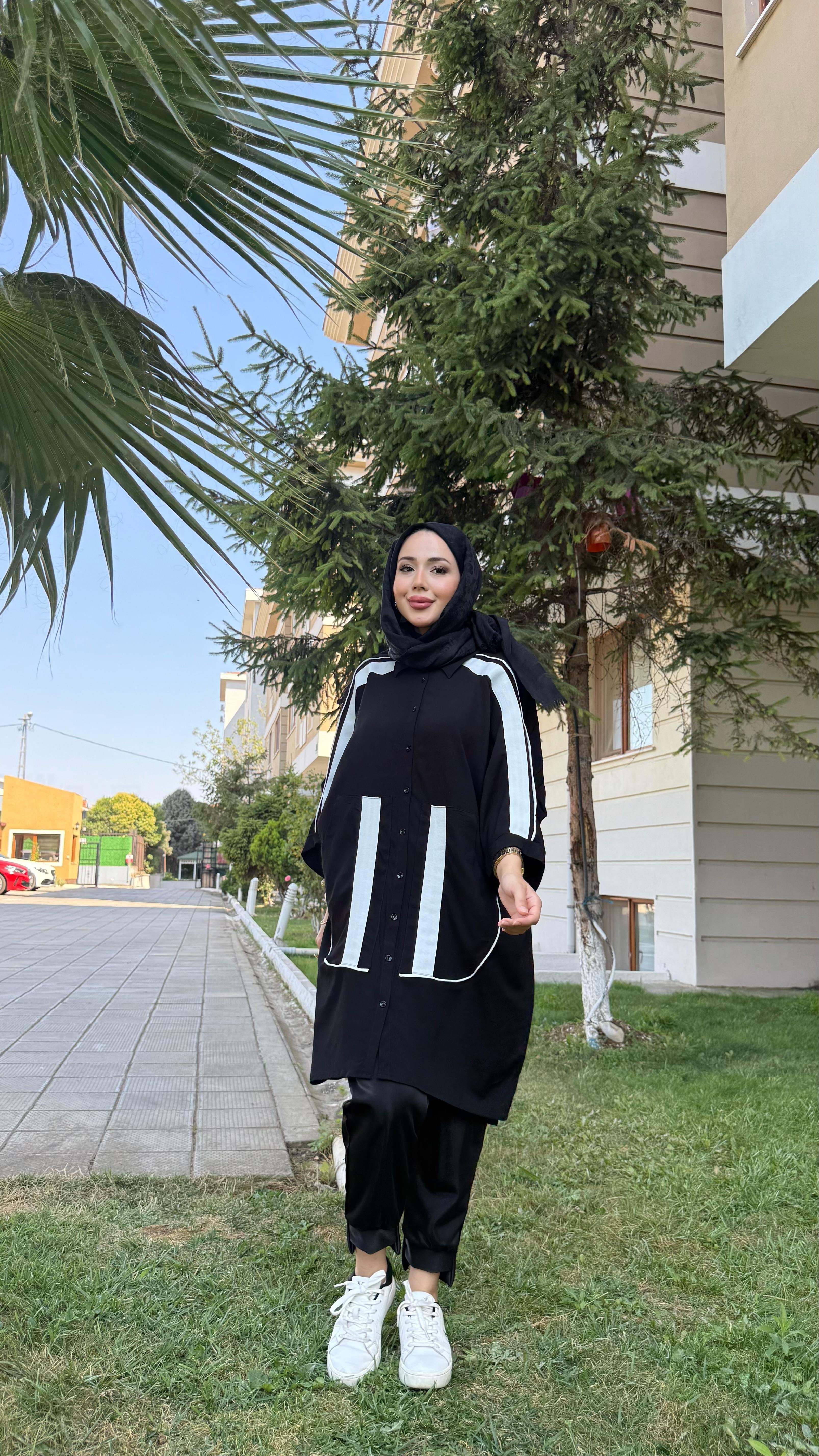 SİYAH GİY ÇIK TUNİK