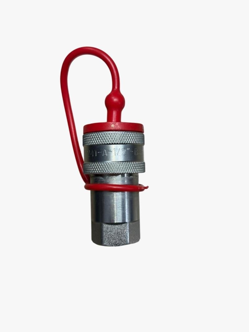 1/2 BSP POPETLİ HİDROLİK OTOMATİK RAKOR TOZ KAPAKLI ( DİŞİ )