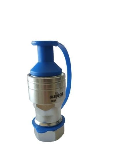 12,5 GÖVDE  1/2 BSP POPETLİ HİDROLİK OTOMATİK RAKOR TOZ KAPAKLI ( DİŞİ )