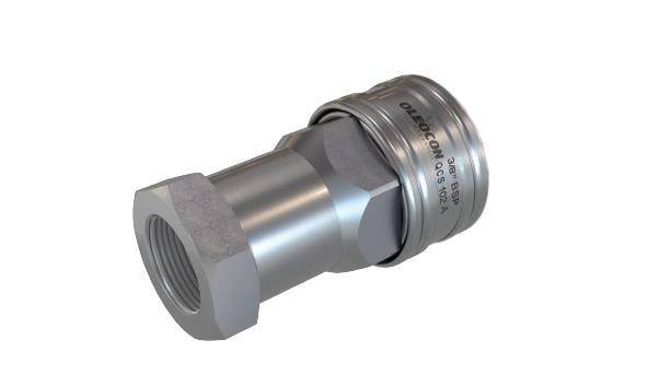 1/4 BSP PASLANMAZ HİDROLİK OTOMATİK RAKOR ( DİŞİ )