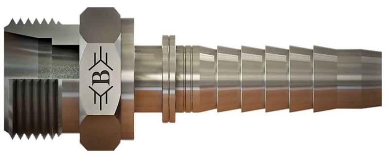 1/4 M14X1,5 METRİK ERKEK HORTUM RAKORU