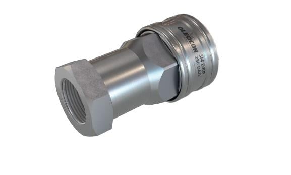 3/4 BSP PASLANMAZ HİDROLİK OTOMATİK RAKOR ( DİŞİ )