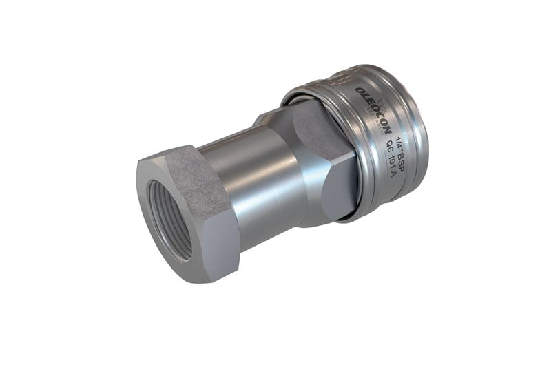 6,3 Gövde 1/4 ’’ B Tip  Gaz Diş  Dişi Popetli Hızlı Bağlantı Quıck Kaplin