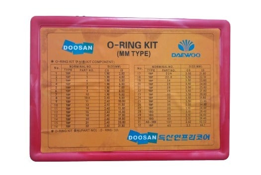 Box-doosan Daewoo O-ring Kit 90 Shore-küçük