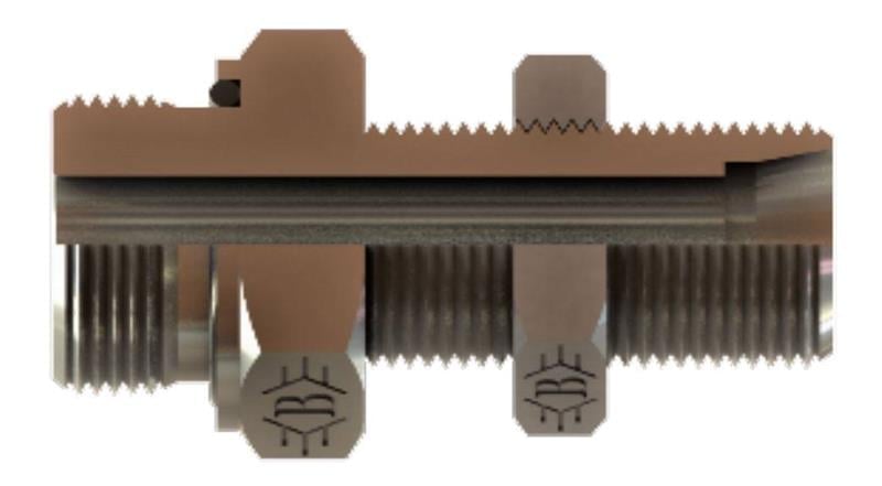 M22X1,5X18X1,5 ORANTILI PGN METRİK ORANTILI PERDE GEÇİŞ NİPELİ