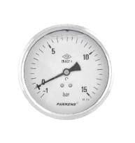 Q100X160 BAR-PSI GLİS PANO TİP MANOMETRE