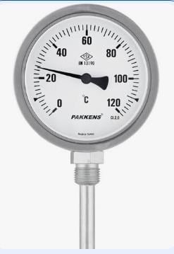 Q100x160c 10 Cm Alt Bağlantılı Sıcaklık Ölçer