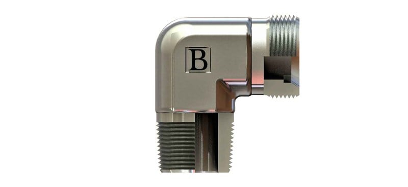 R3/4-14 Npt M24x1,5 16s Npt-metrik Dirsek