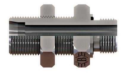 R3/4-14X M26X1,5 18L BSP METRİK PERDE GEÇİŞ NİPELİ