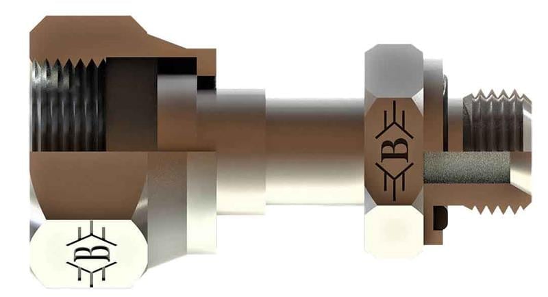 R3/8-19 13/16-16 BSP-ORFS TERS NİPEL