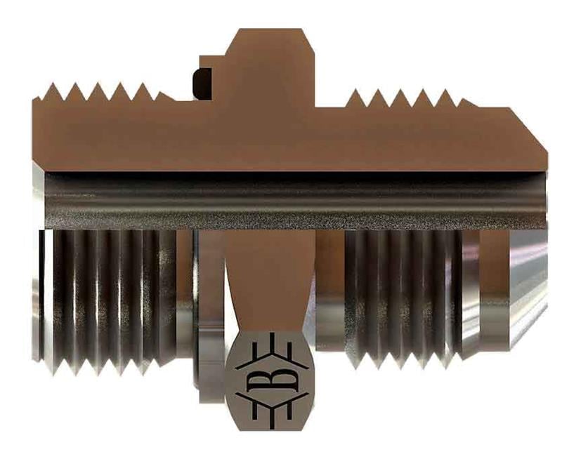 R3/8-19 7/16-20 BSP BLOK UNF 37 NİPEL