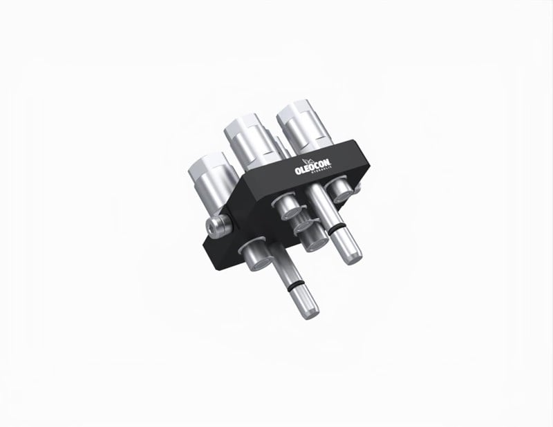 V5P SERİSİ DİŞİ (SABİT) ÇOKLU BAĞLANTI, 3X6,3 GÖVDE - G1/4