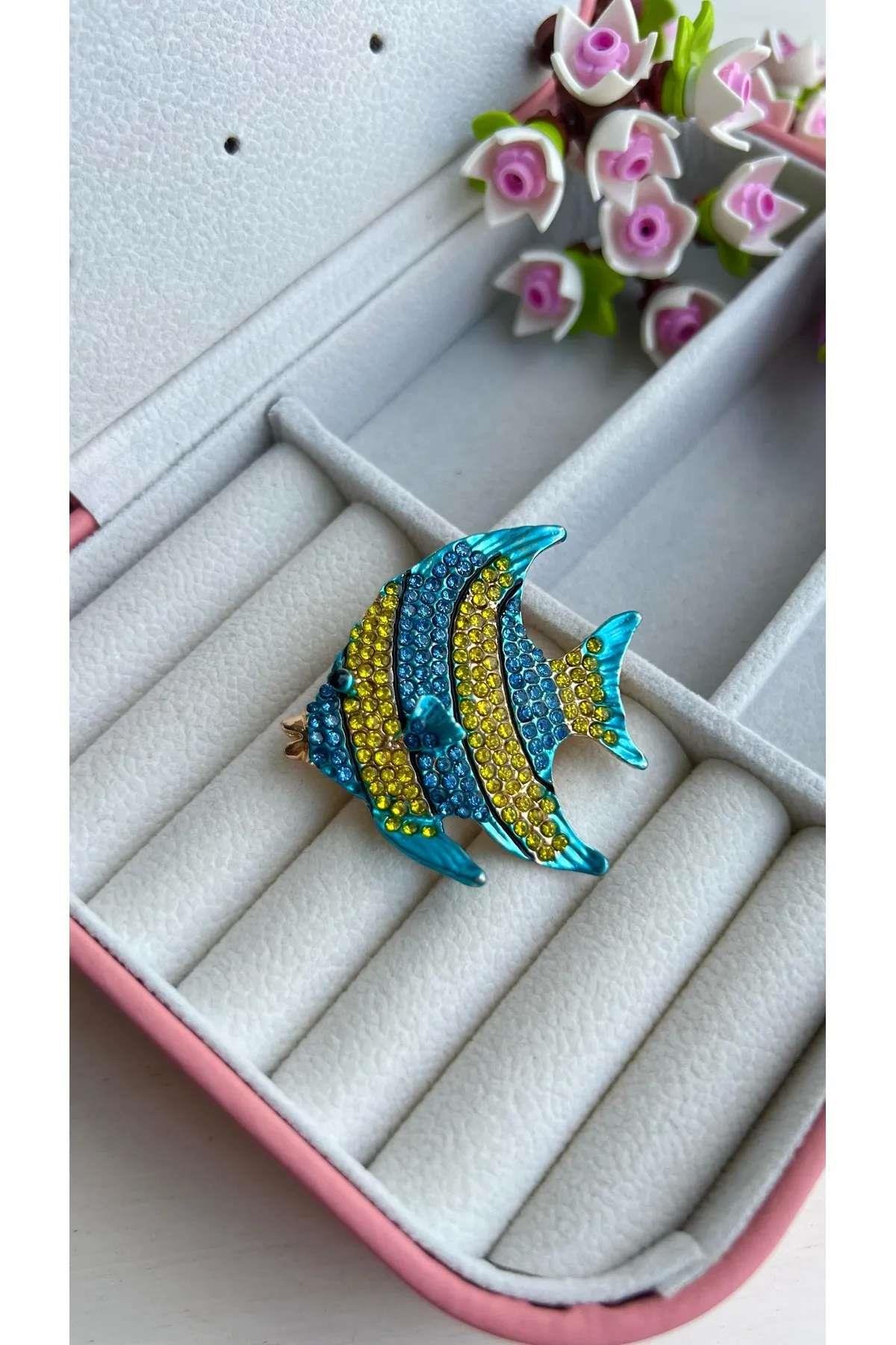 Özel Tasarım renkli balık 🐠 Broşu