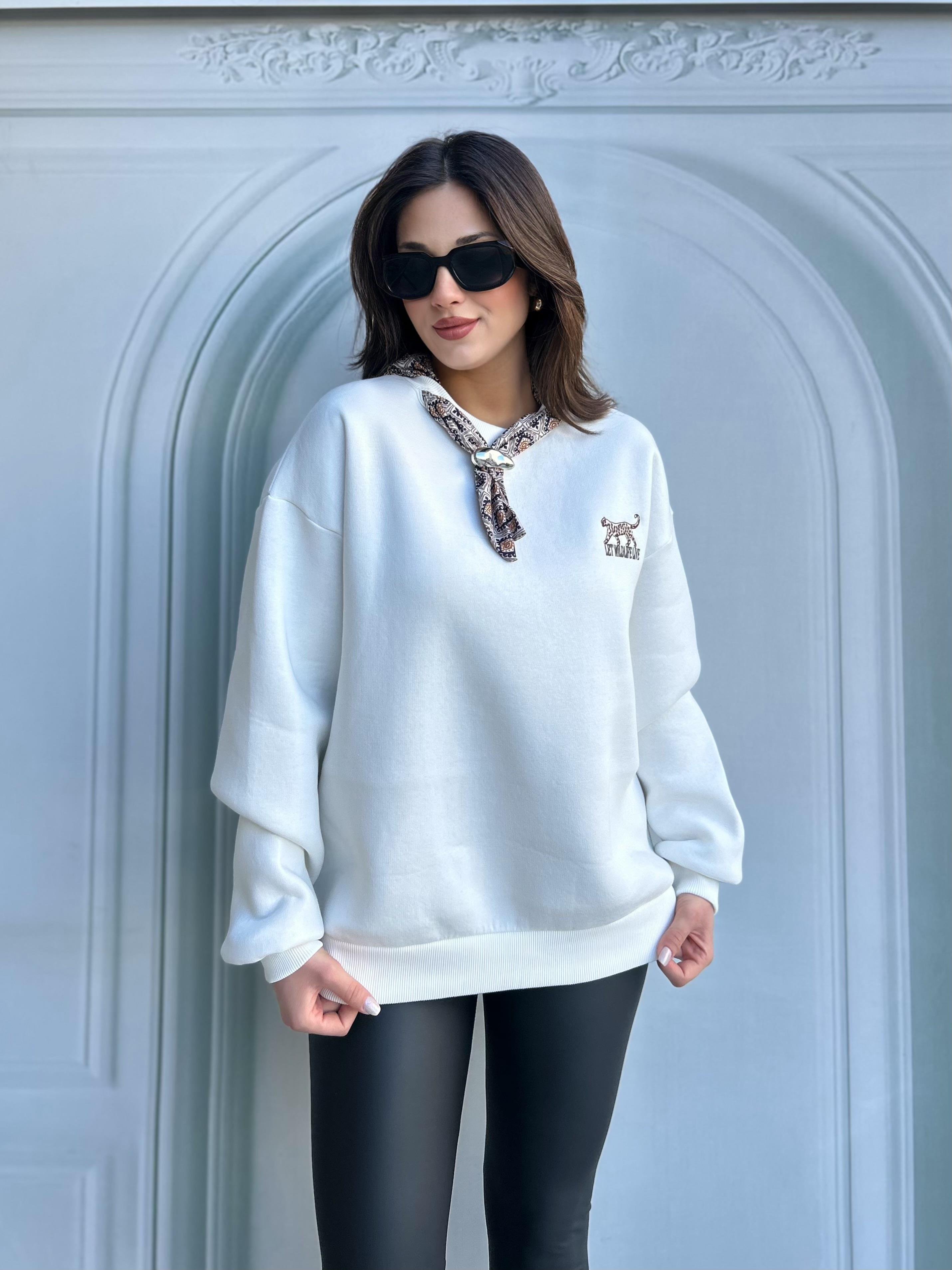 FULAR.DETAYLI.SWEATSHİRT