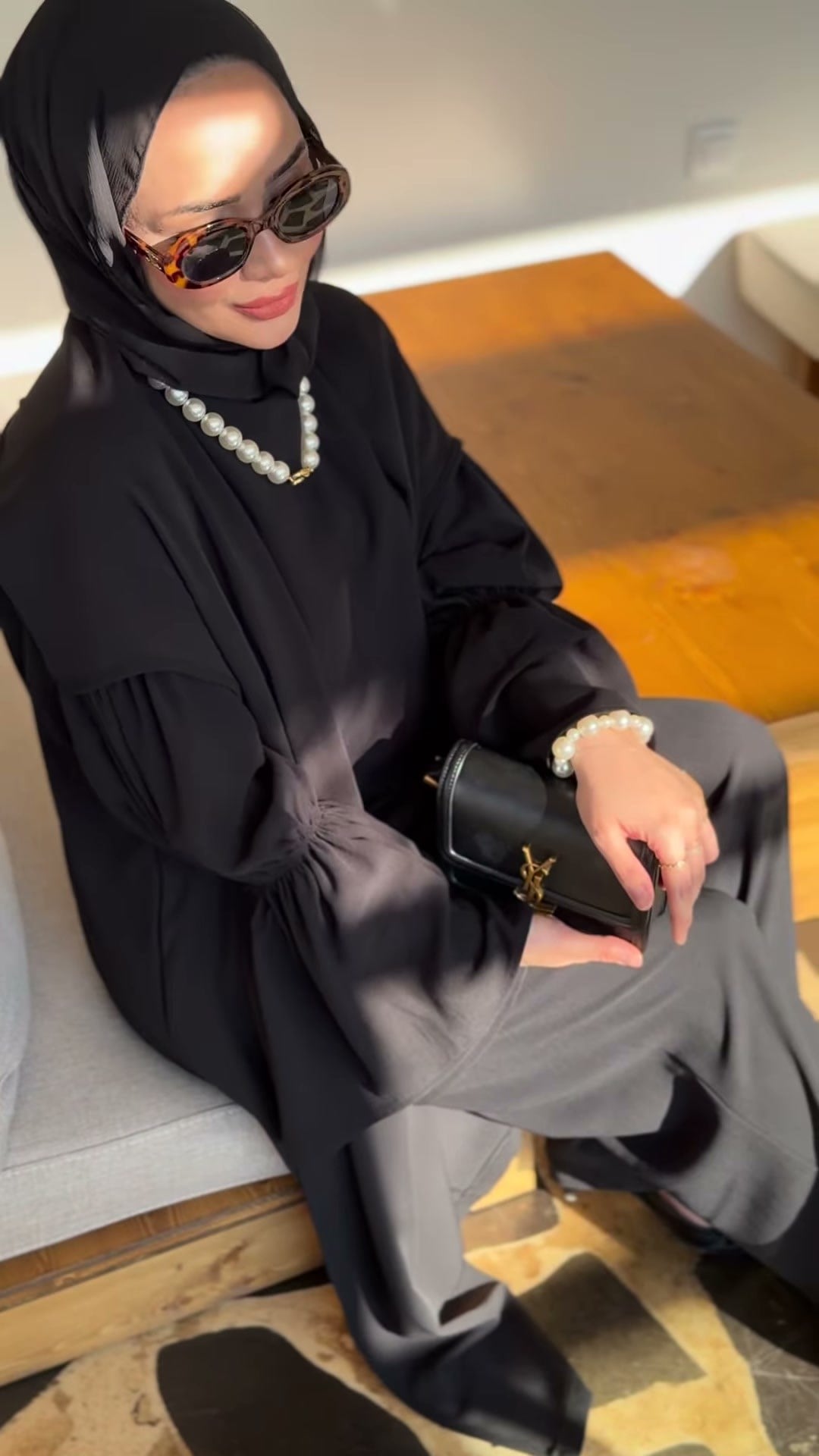 Sahra Üçlü Takım (Siyah)
