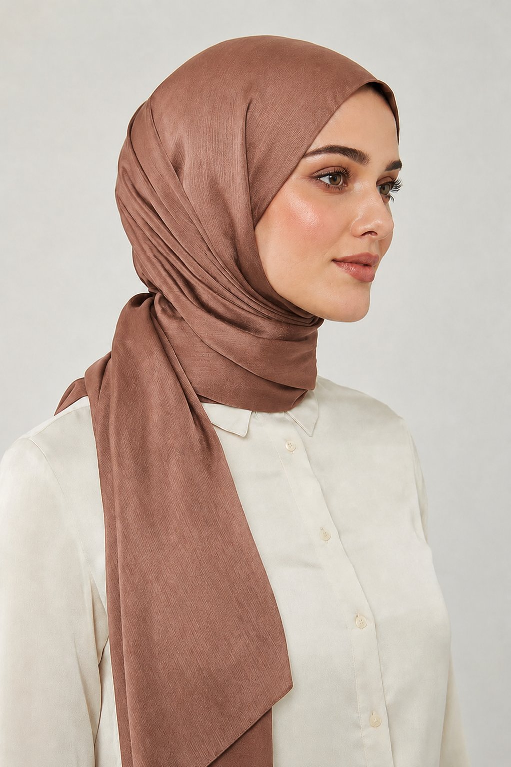 Açık Kahverengi Janjan Şal - 035