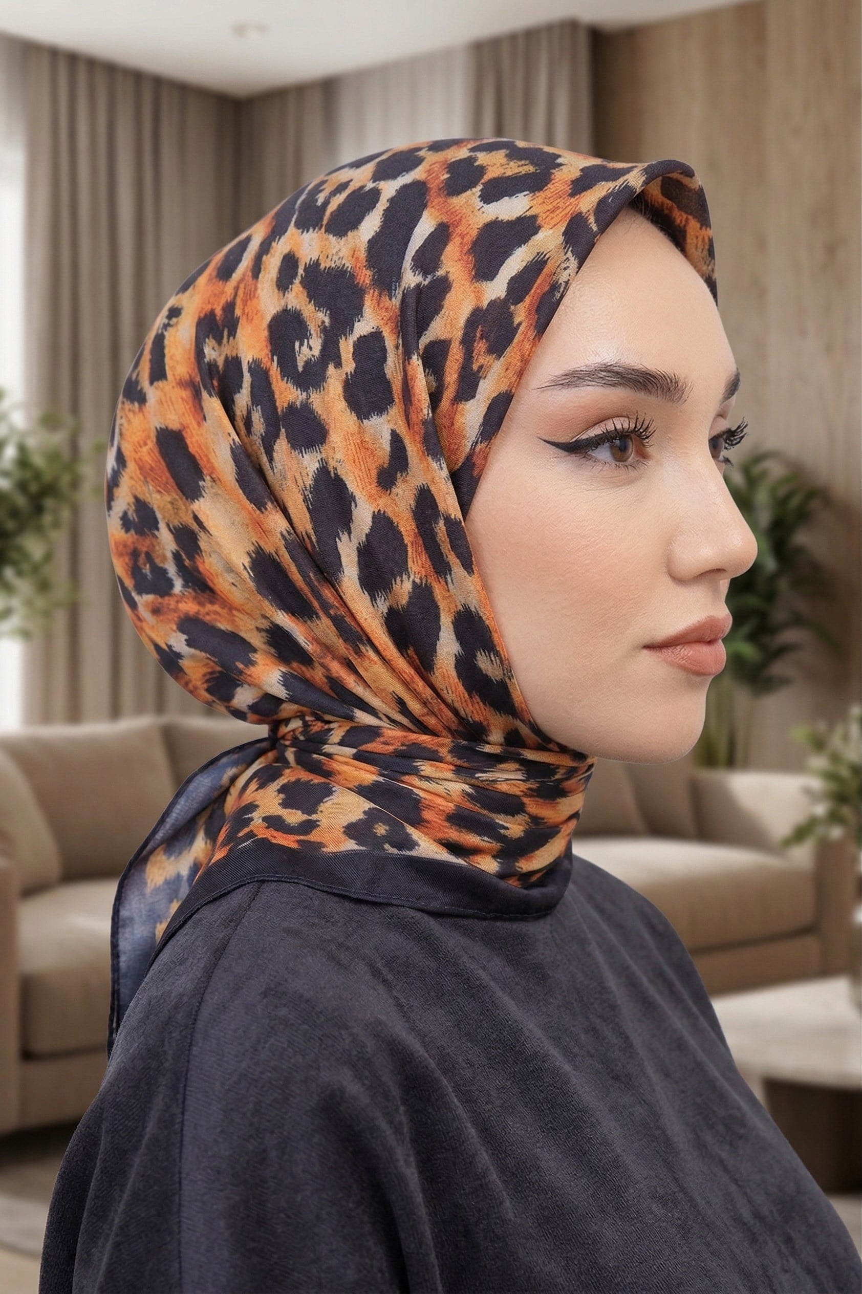 Desenli Soft Eşarp - 016