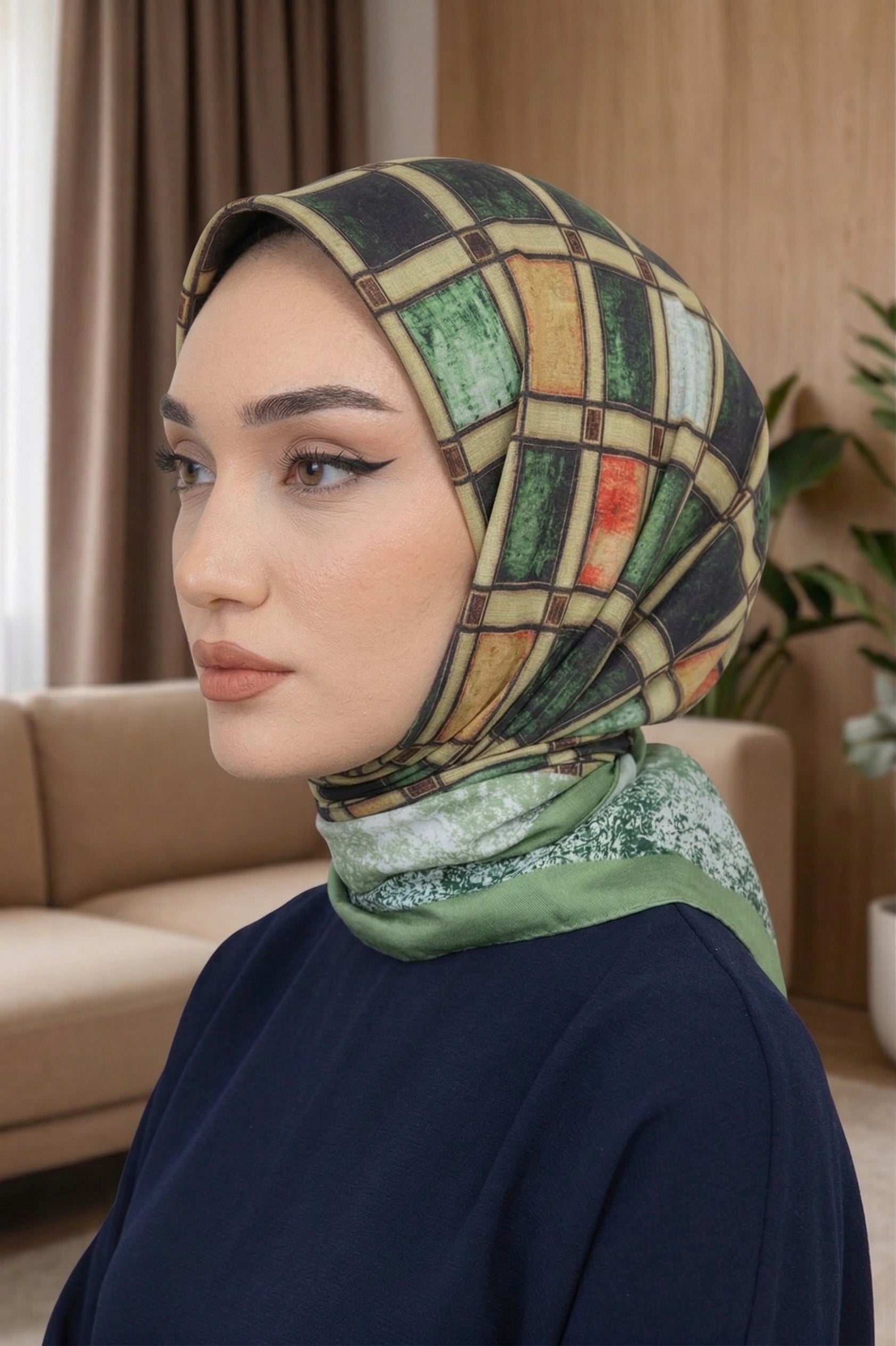 Desenli Soft Eşarp - 029