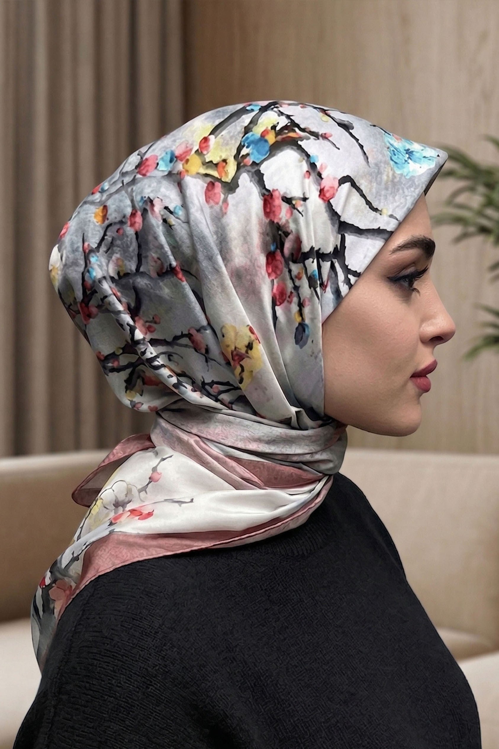 Desenli Soft Eşarp - 043