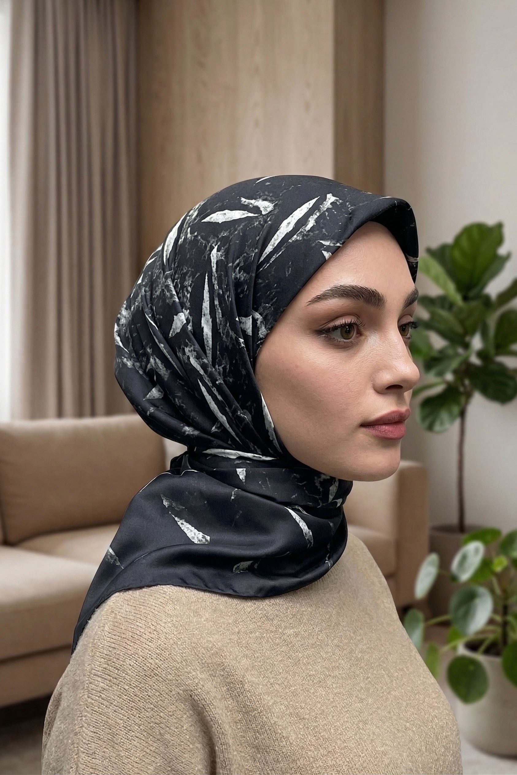 Desenli Soft Eşarp - 062