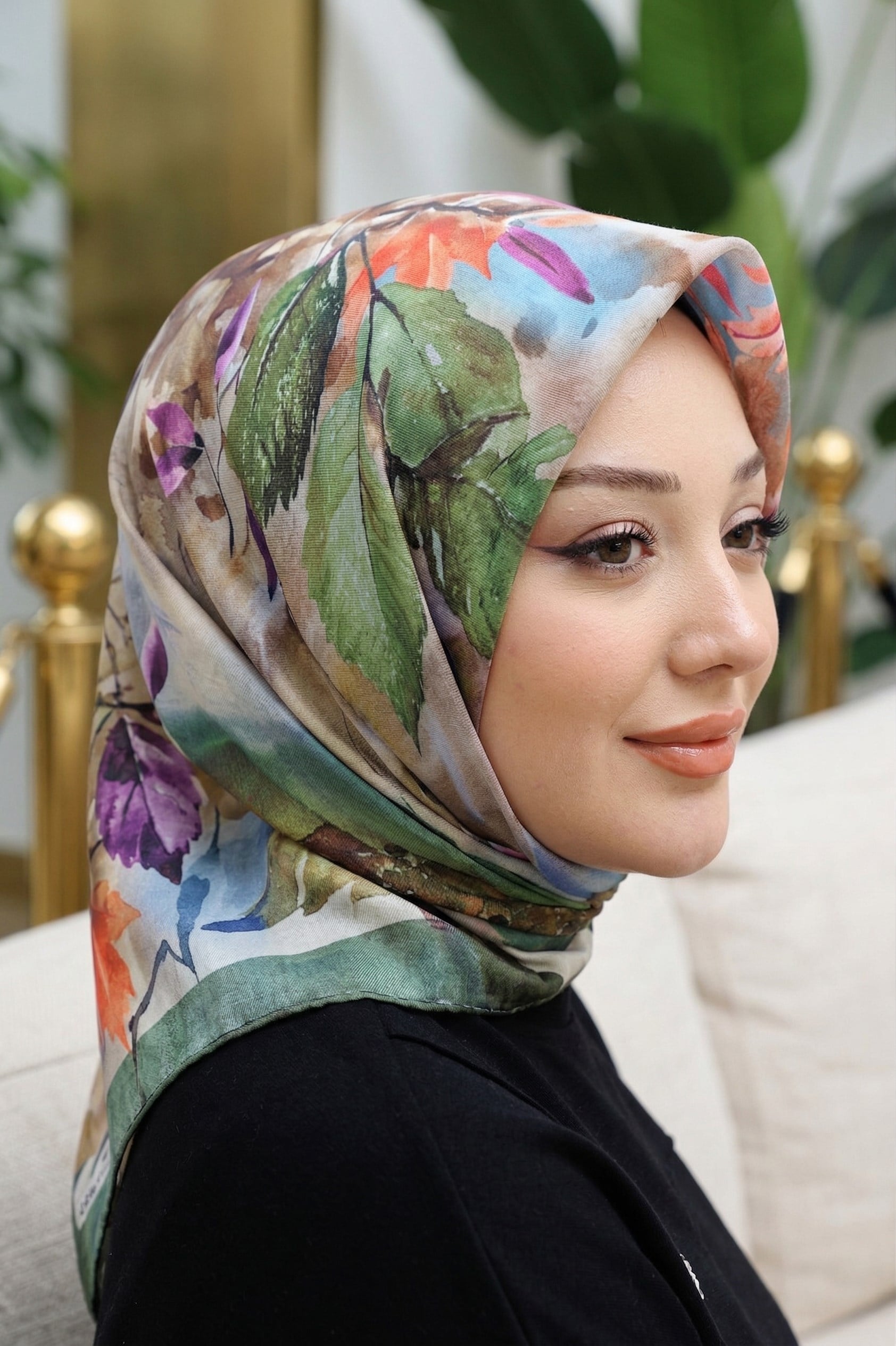 Desenli Soft Eşarp - 150