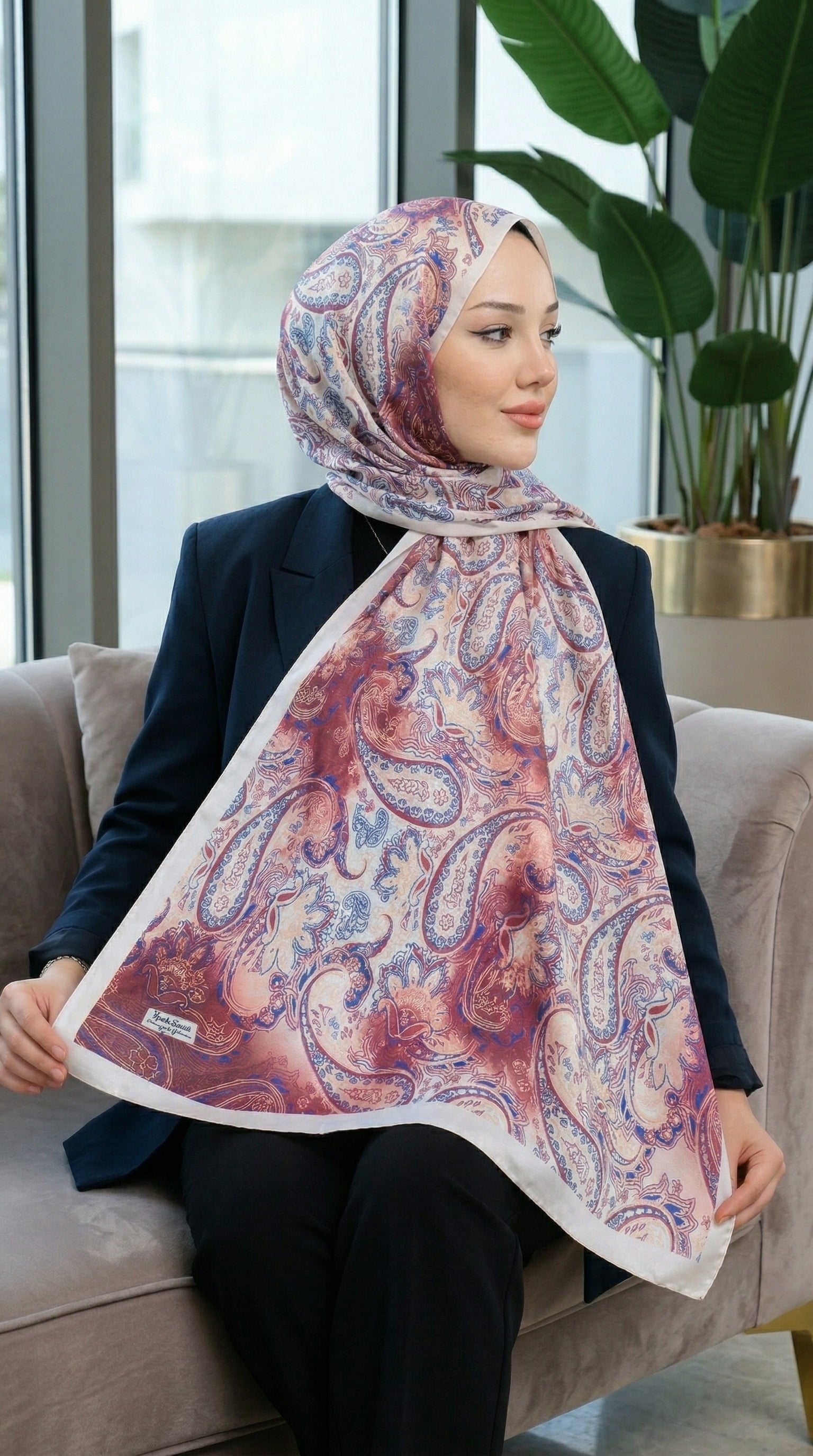 Desenli Soft Şal - 005