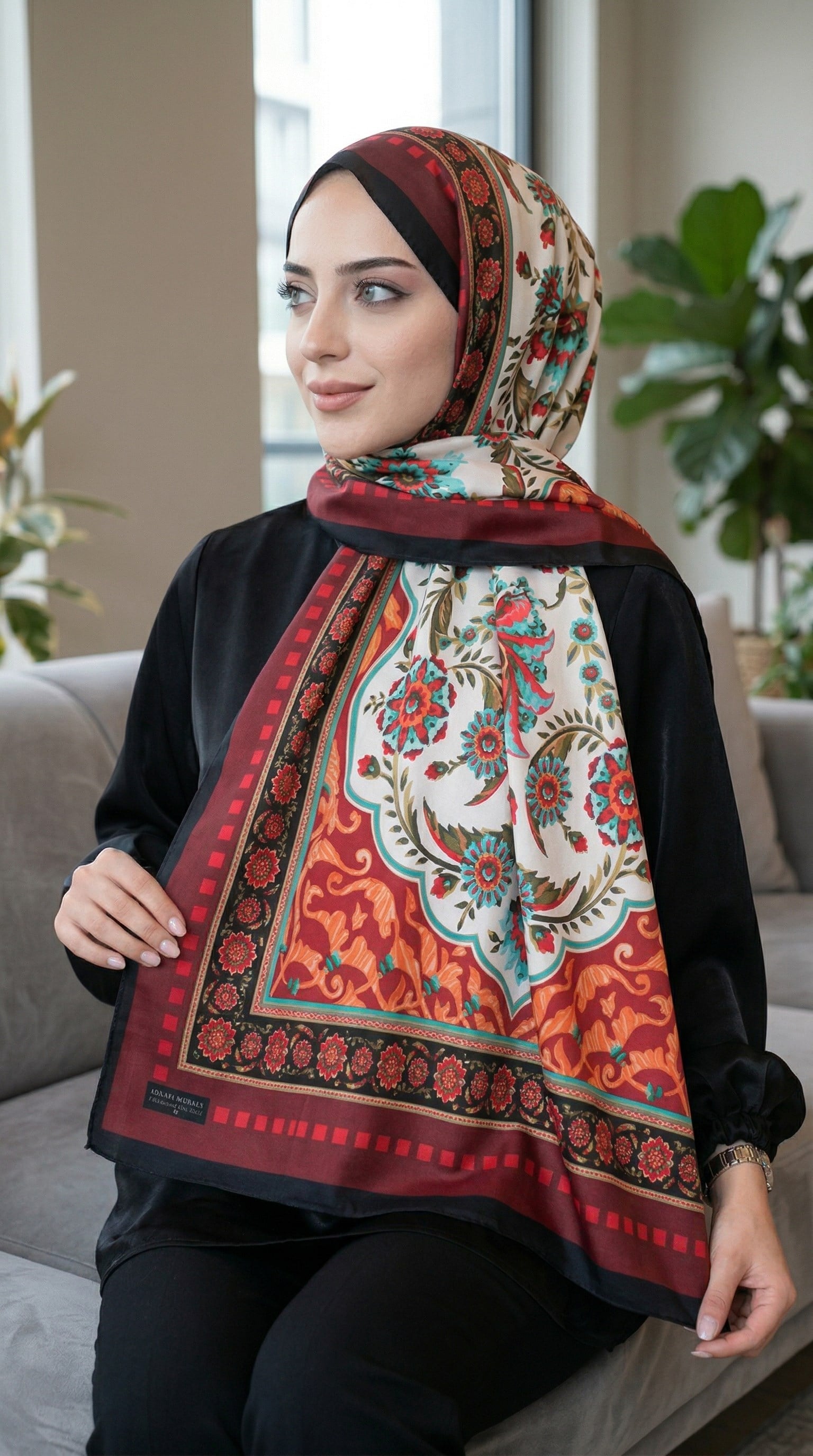 Desenli Soft Şal - 007