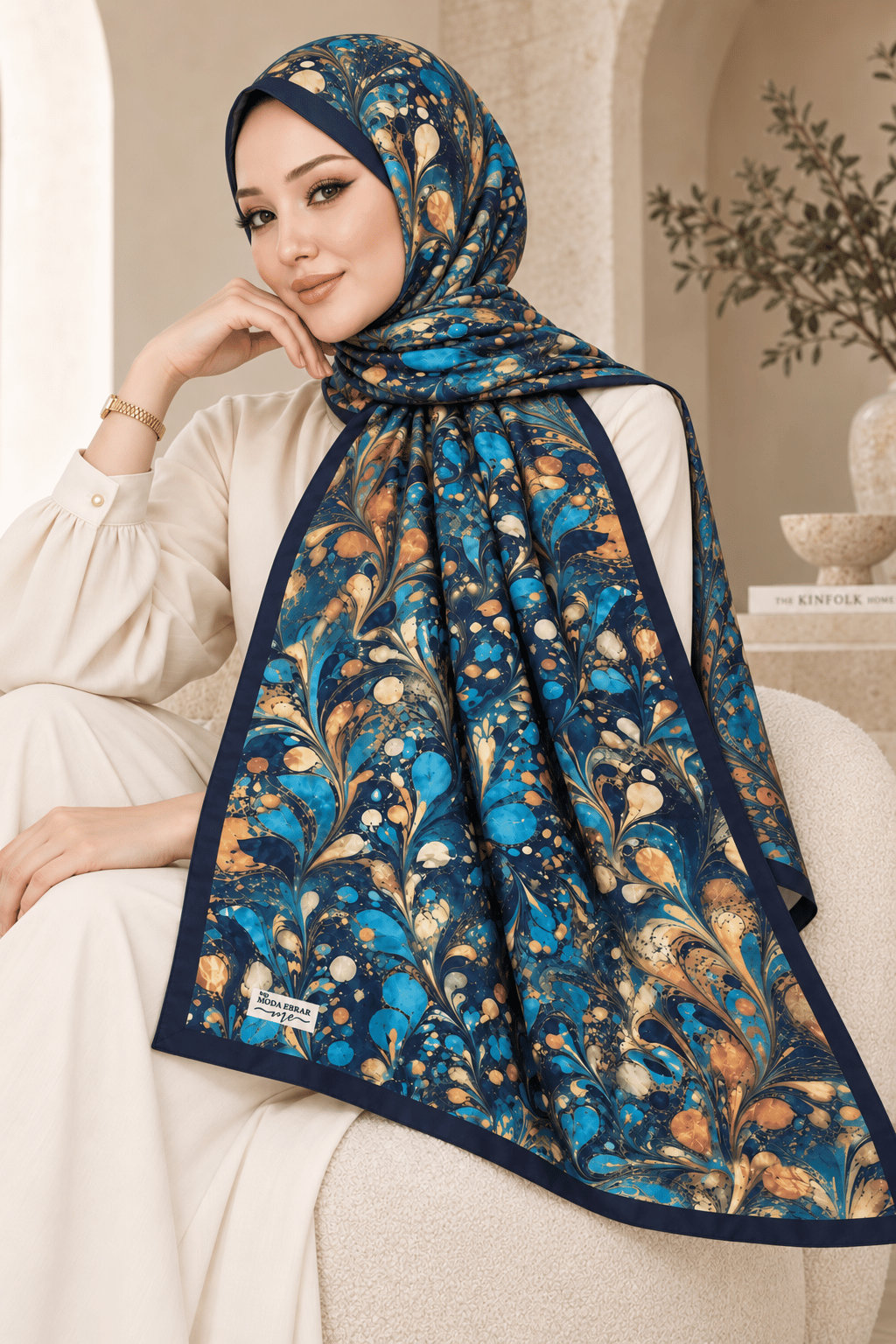 Desenli Soft Şal - 009