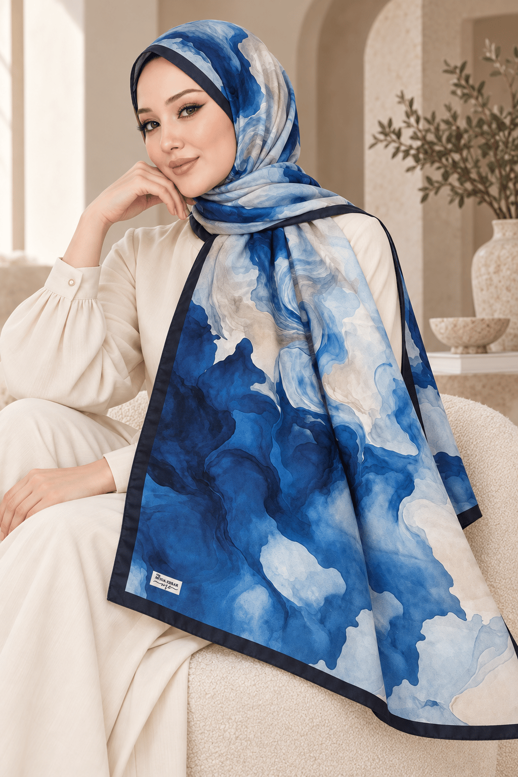 Desenli Soft Şal - 016