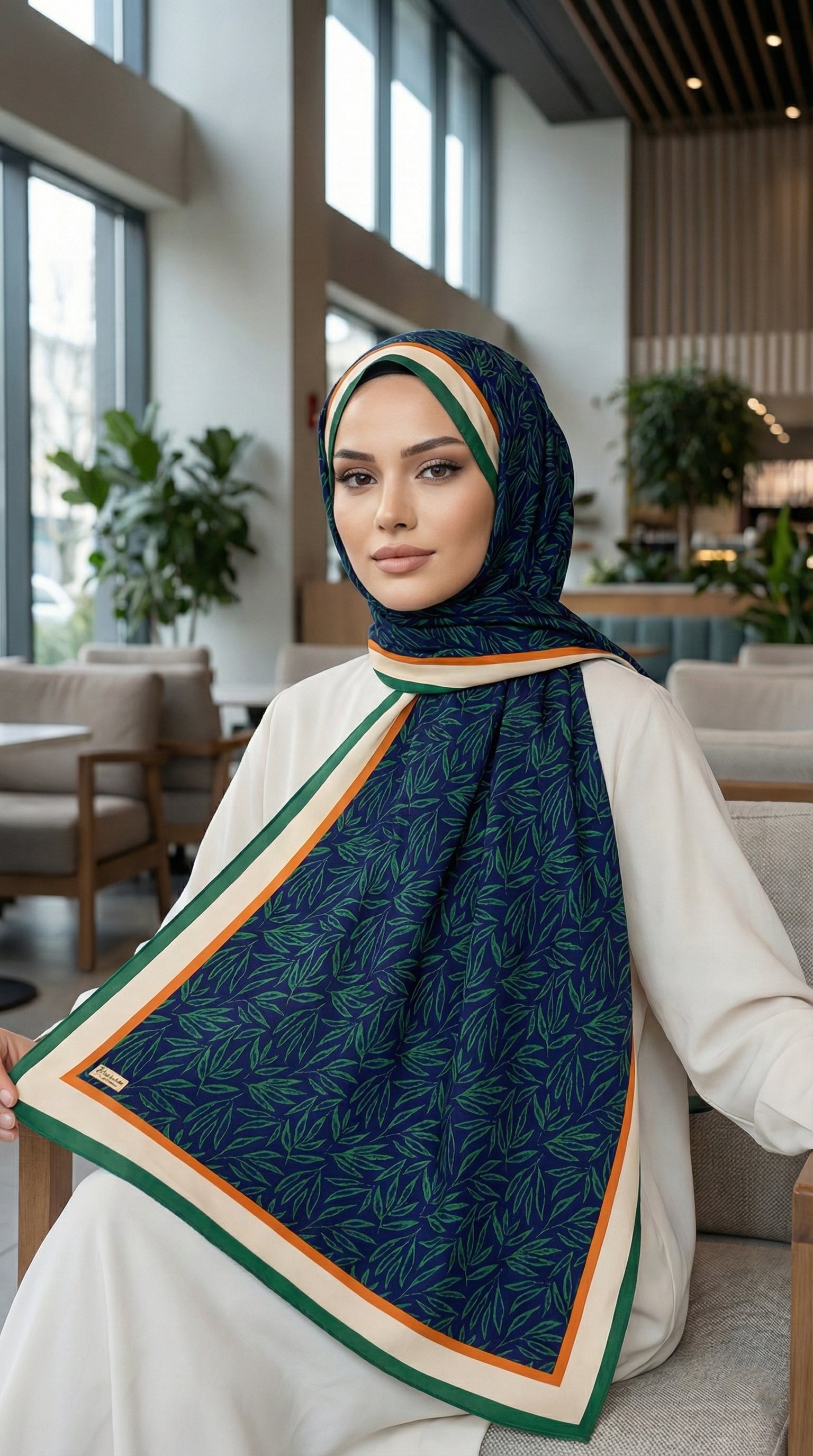 Desenli Soft Şal - 017