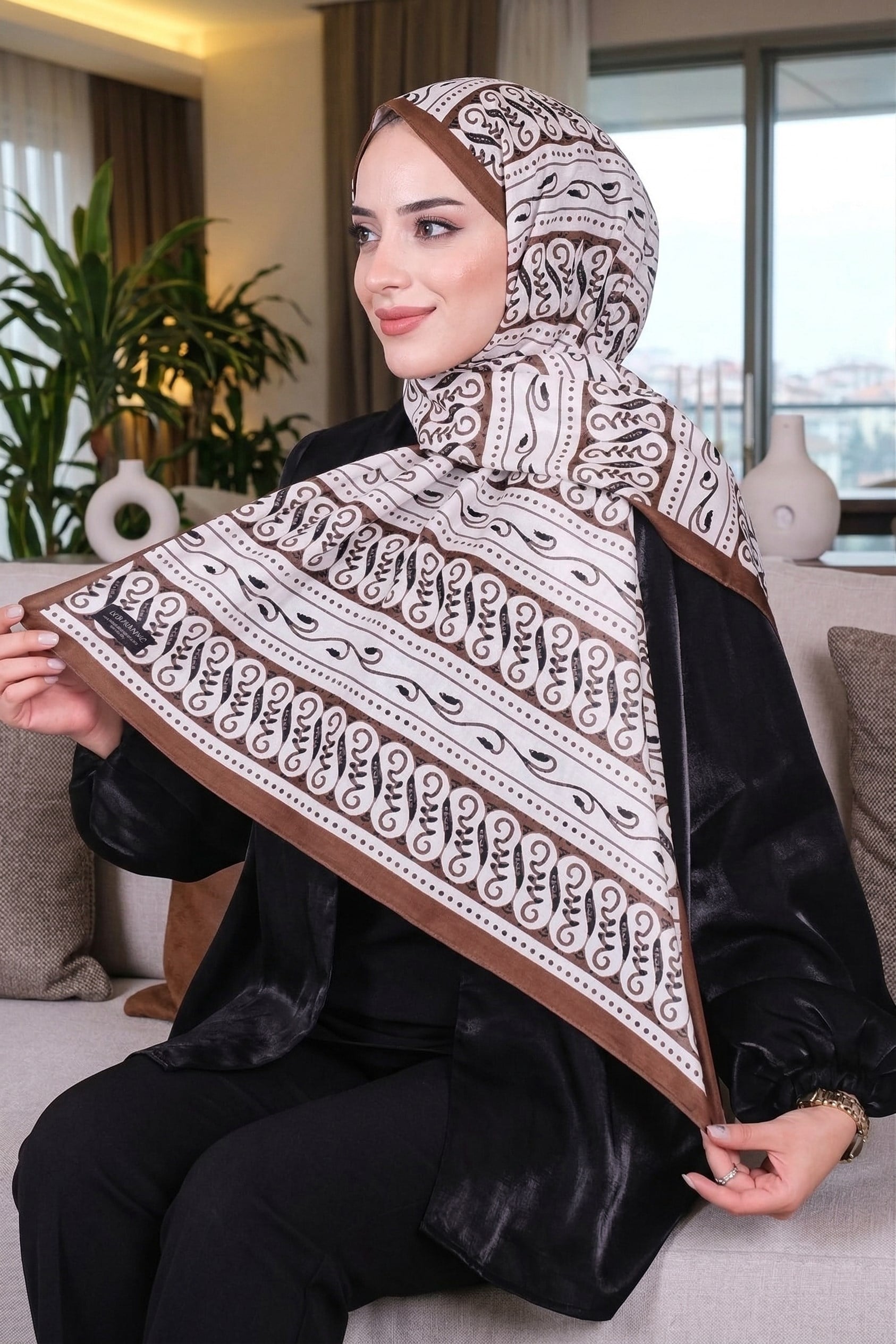 Desenli Soft Şal - 021
