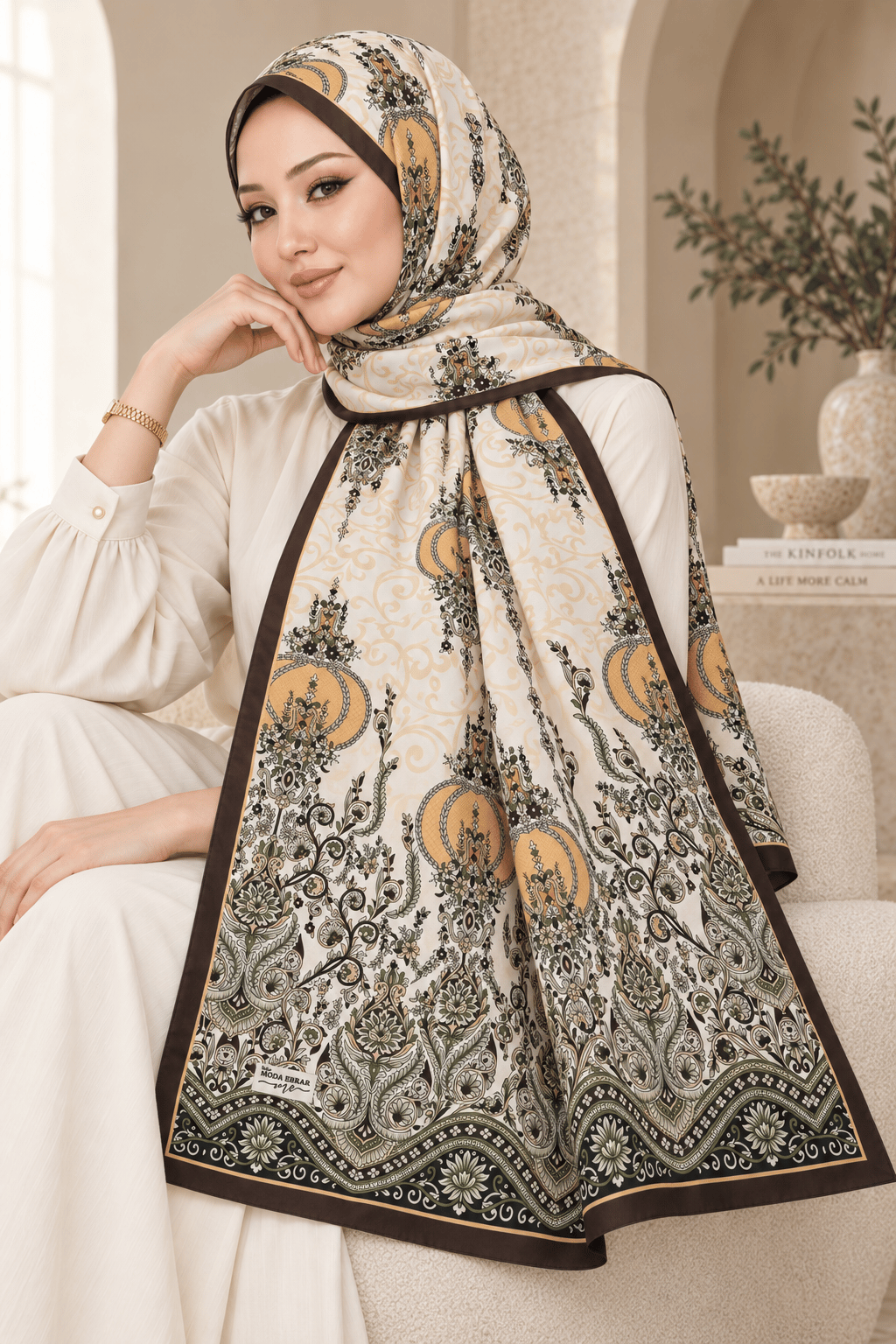 Desenli Soft Şal - 026