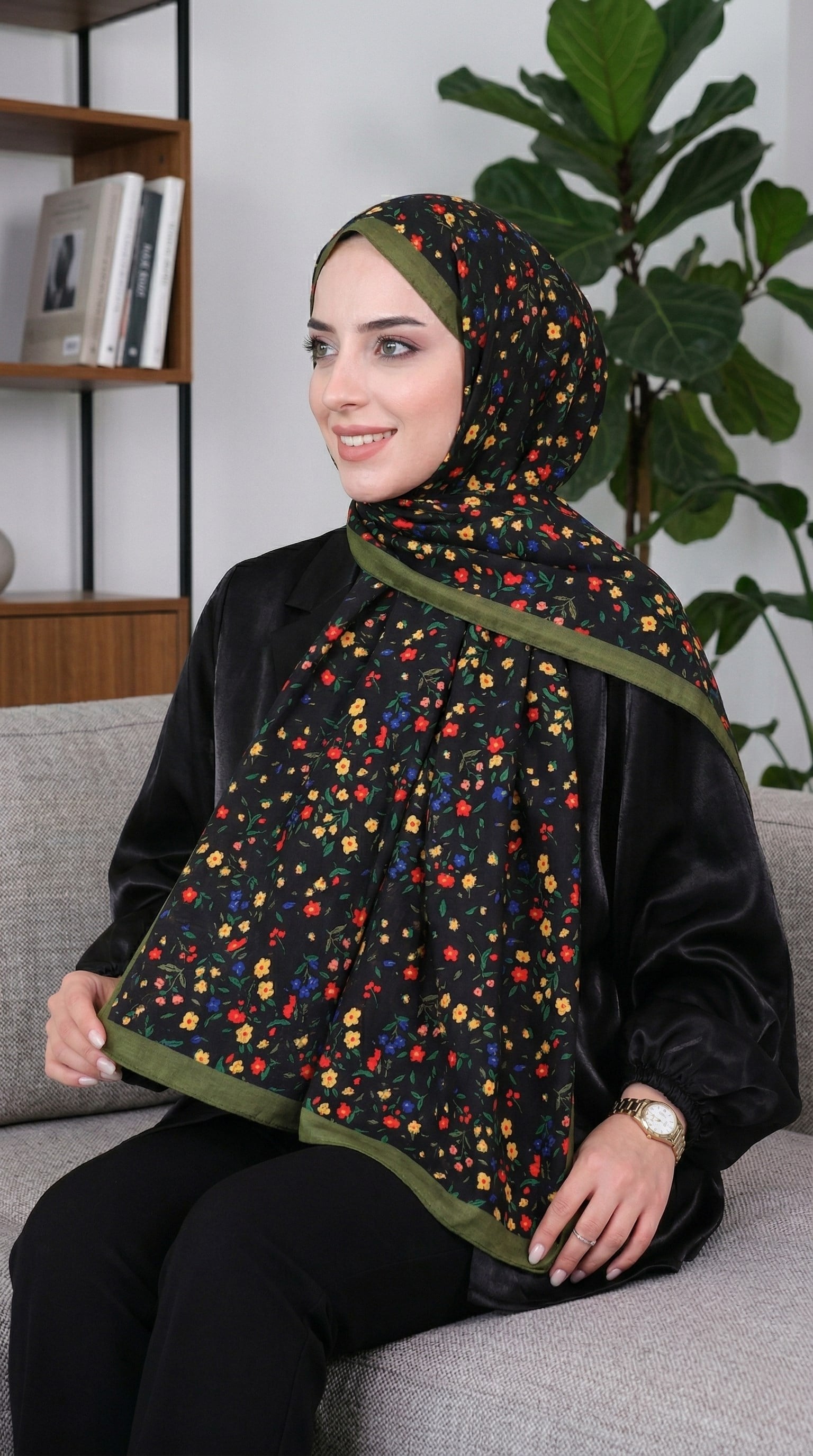 Desenli Soft Şal - 028