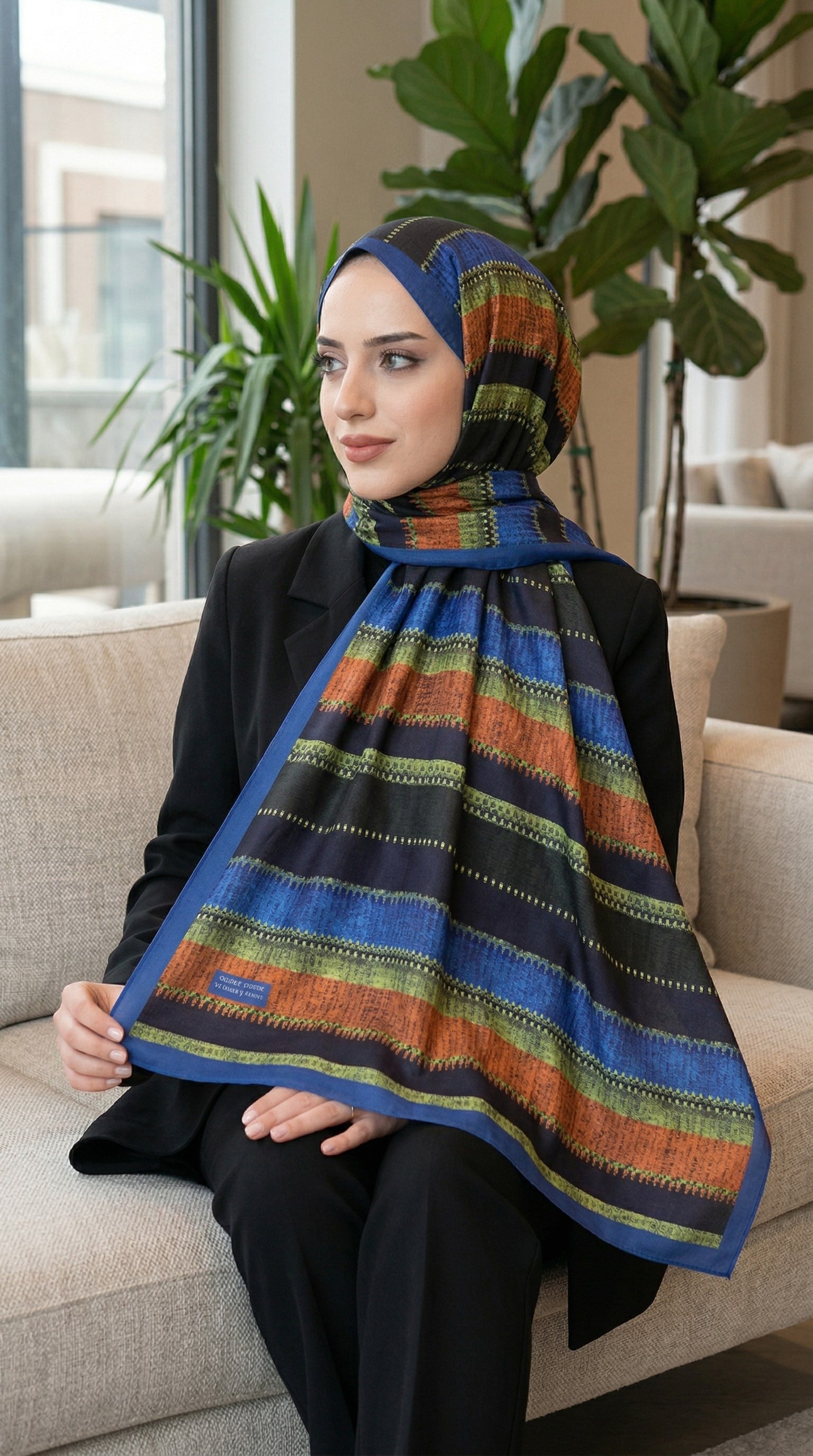 Desenli Soft Şal - 031