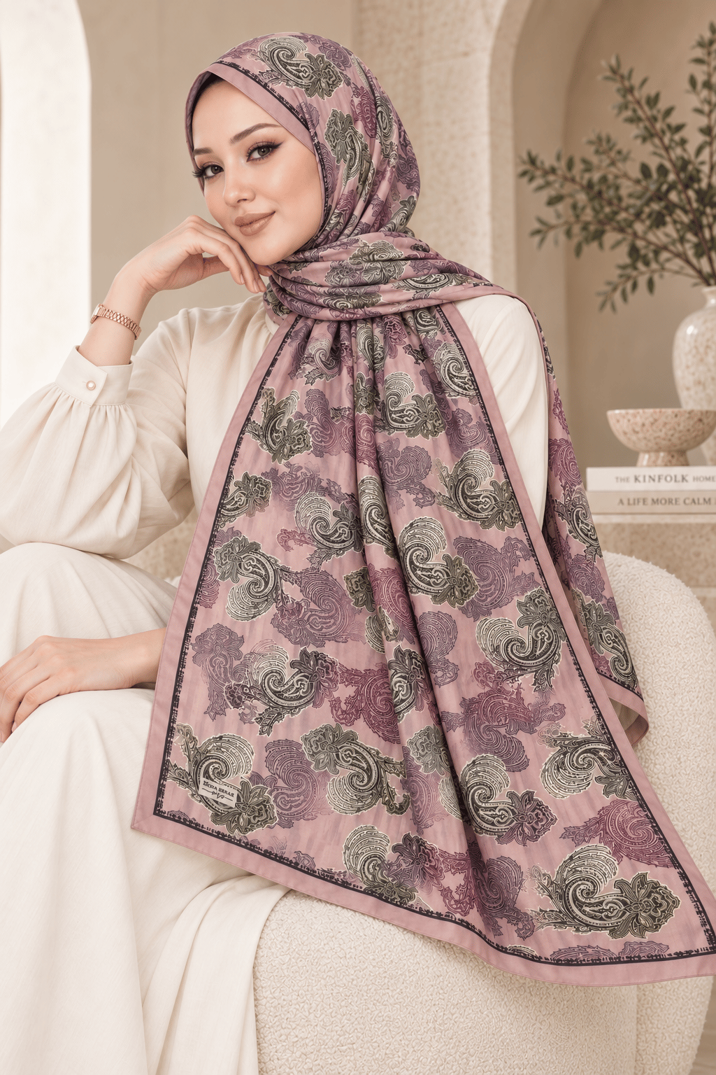 Desenli Soft Şal - 031